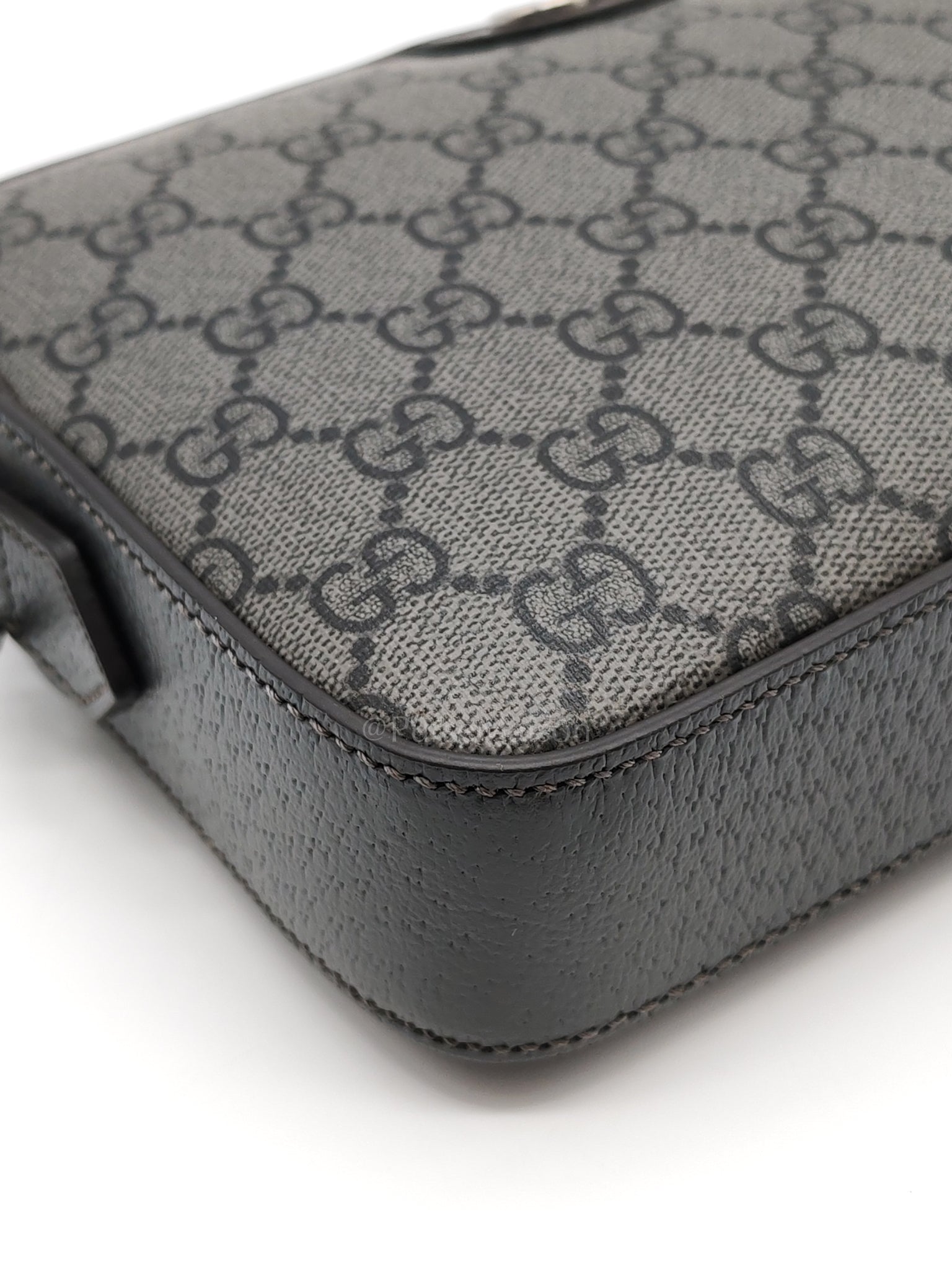 Ophidia Gray Supreme Canvas Clutch Bag | Purse Maison Luxury Bags Shop