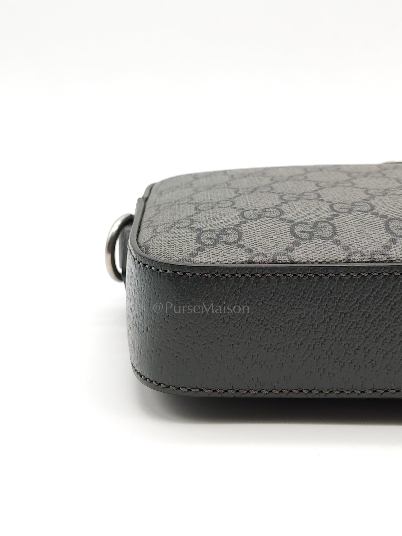 Ophidia Gray Supreme Canvas Clutch Bag | Purse Maison Luxury Bags Shop