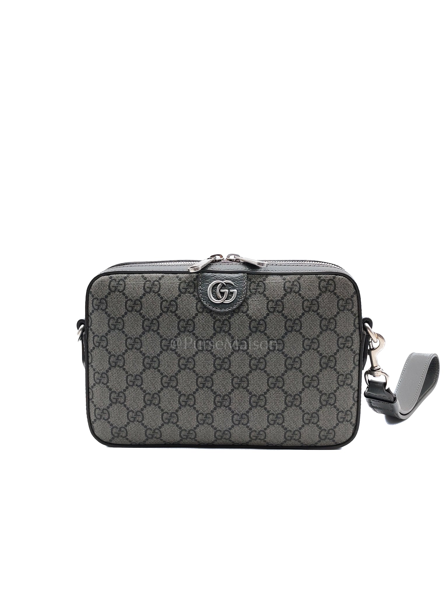 Ophidia Gray Supreme Canvas Clutch Bag | Purse Maison Luxury Bags Shop