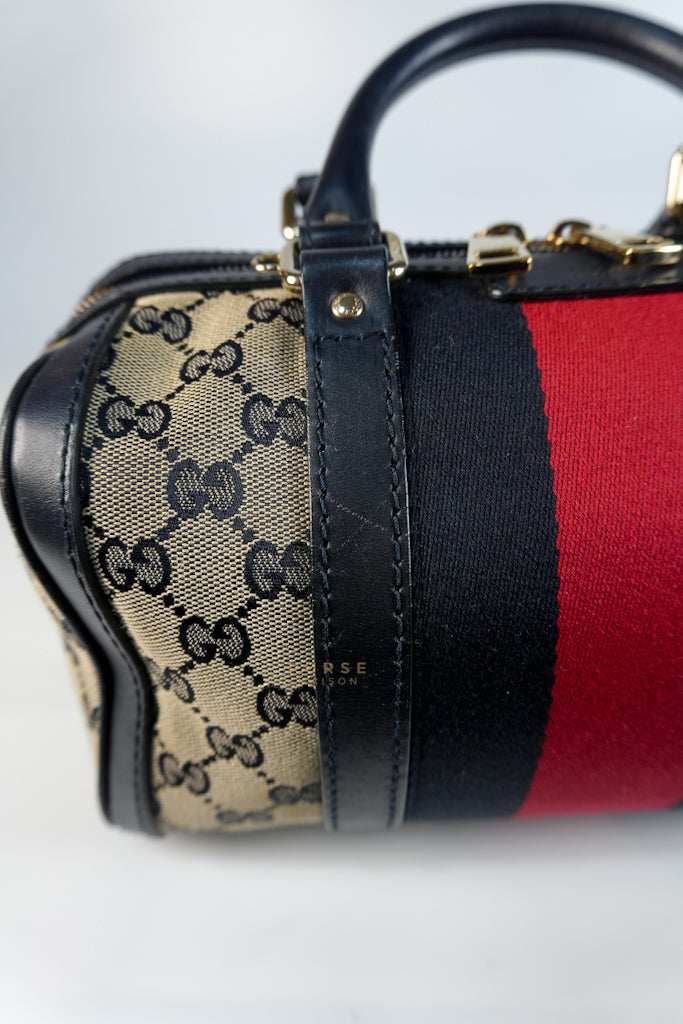 Ophidia Medium Boston in GG Supreme Canvas | Purse Maison Luxury Bags Shop
