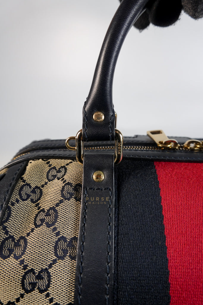 Ophidia Medium Boston in GG Supreme Canvas | Purse Maison Luxury Bags Shop