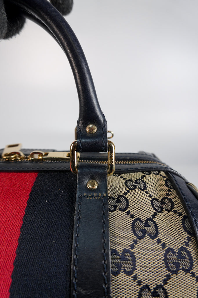 Ophidia Medium Boston in GG Supreme Canvas | Purse Maison Luxury Bags Shop