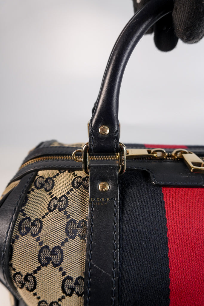 Ophidia Medium Boston in GG Supreme Canvas | Purse Maison Luxury Bags Shop