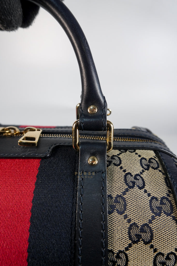 Ophidia Medium Boston in GG Supreme Canvas | Purse Maison Luxury Bags Shop