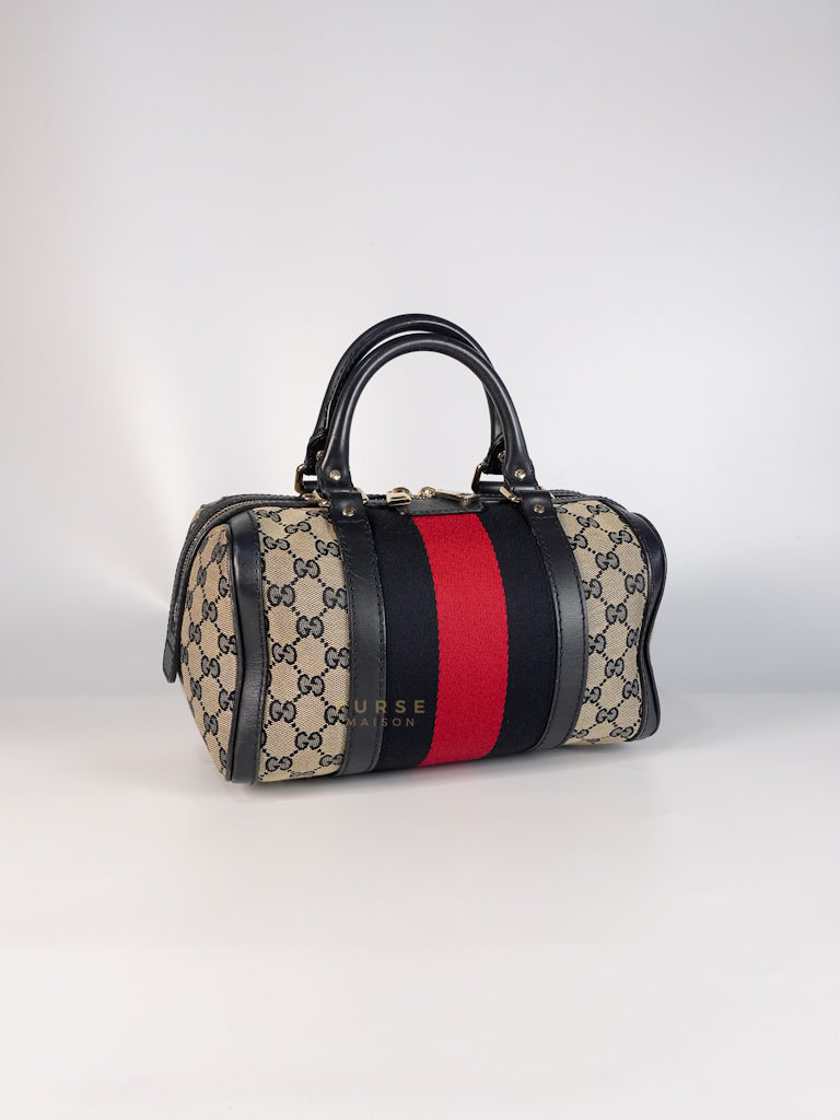 Ophidia Medium Boston in GG Supreme Canvas | Purse Maison Luxury Bags Shop