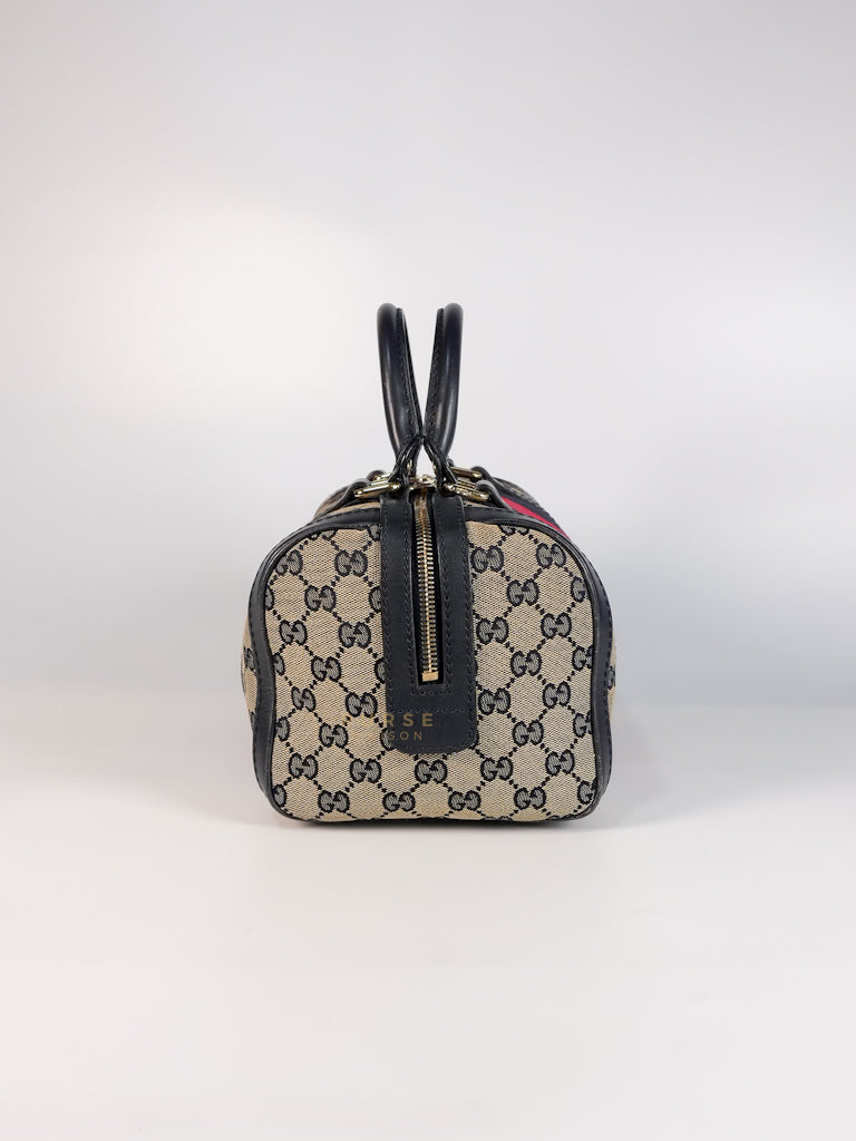 Ophidia Medium Boston in GG Supreme Canvas | Purse Maison Luxury Bags Shop