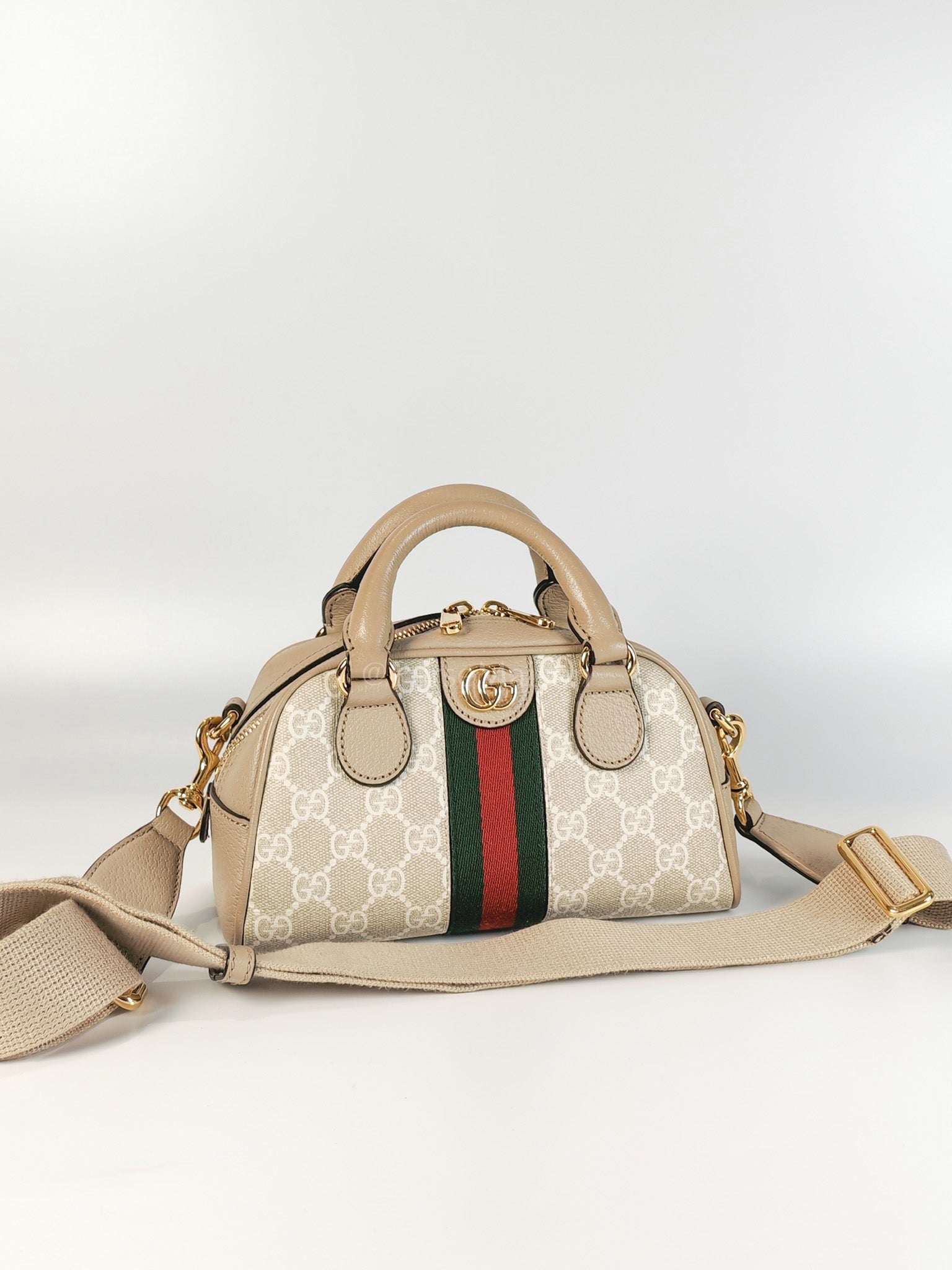 Ophidia Mini Top Handle Bowling Crossbody Bag | Purse Maison Luxury Bags Shop