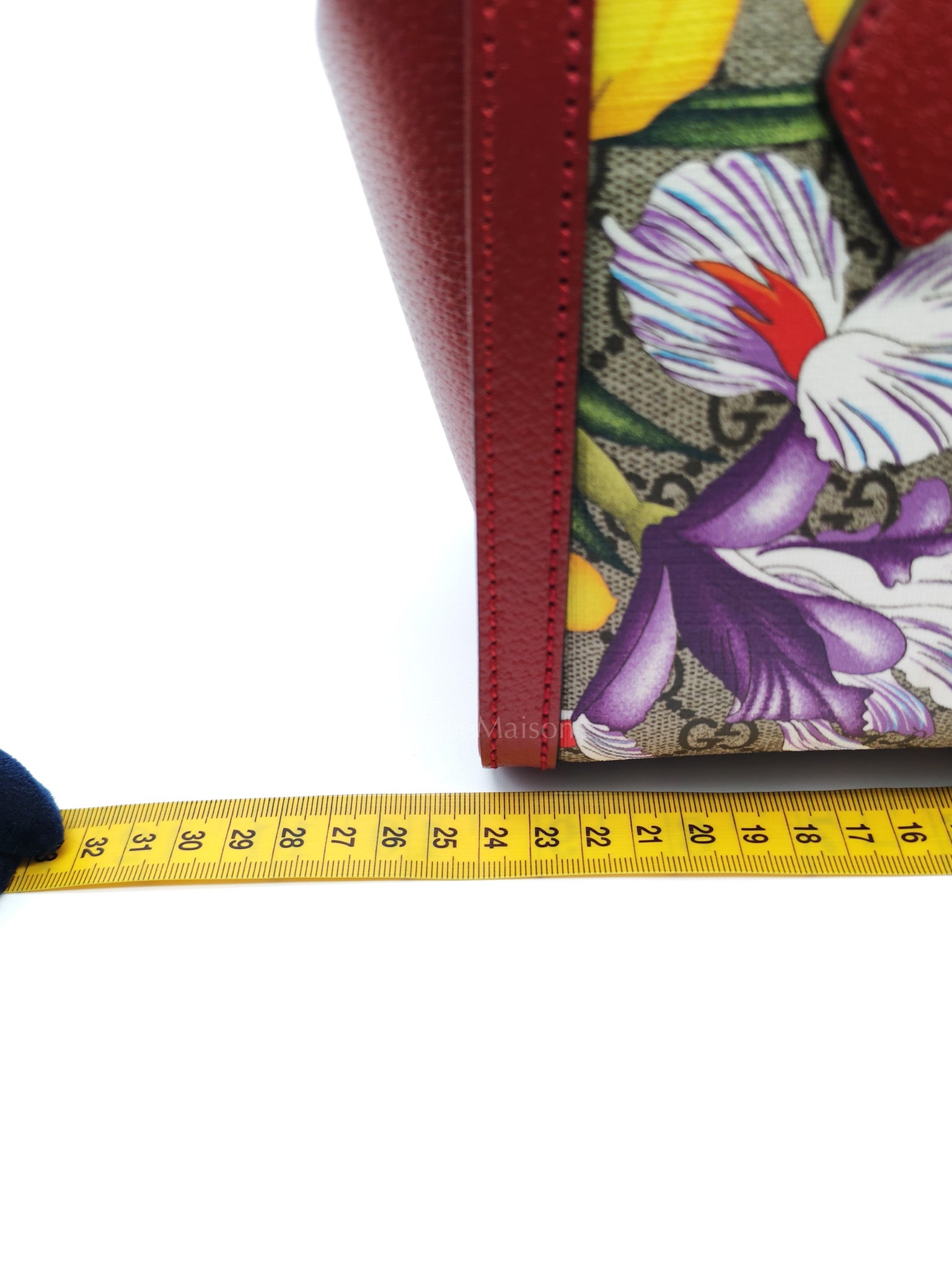 Ophidia Small Red Multicolor GG Supreme Floral Canvas | Purse Maison Luxury Bags Shop