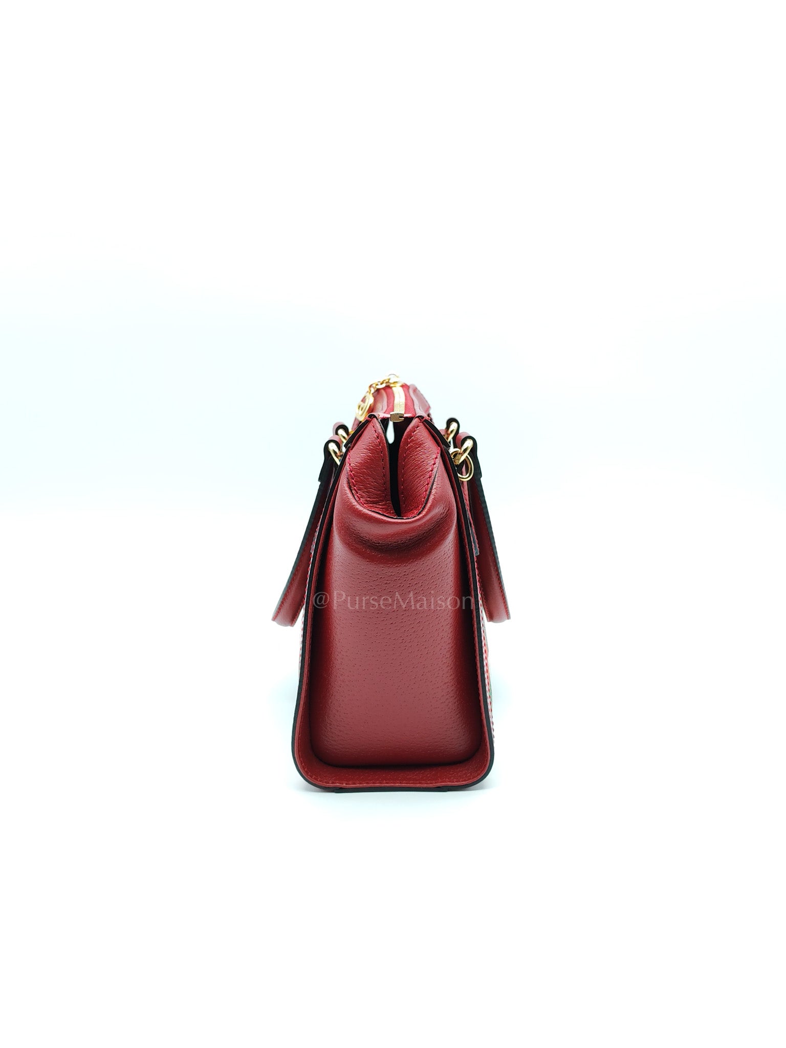 Ophidia Small Red Multicolor GG Supreme Floral Canvas | Purse Maison Luxury Bags Shop