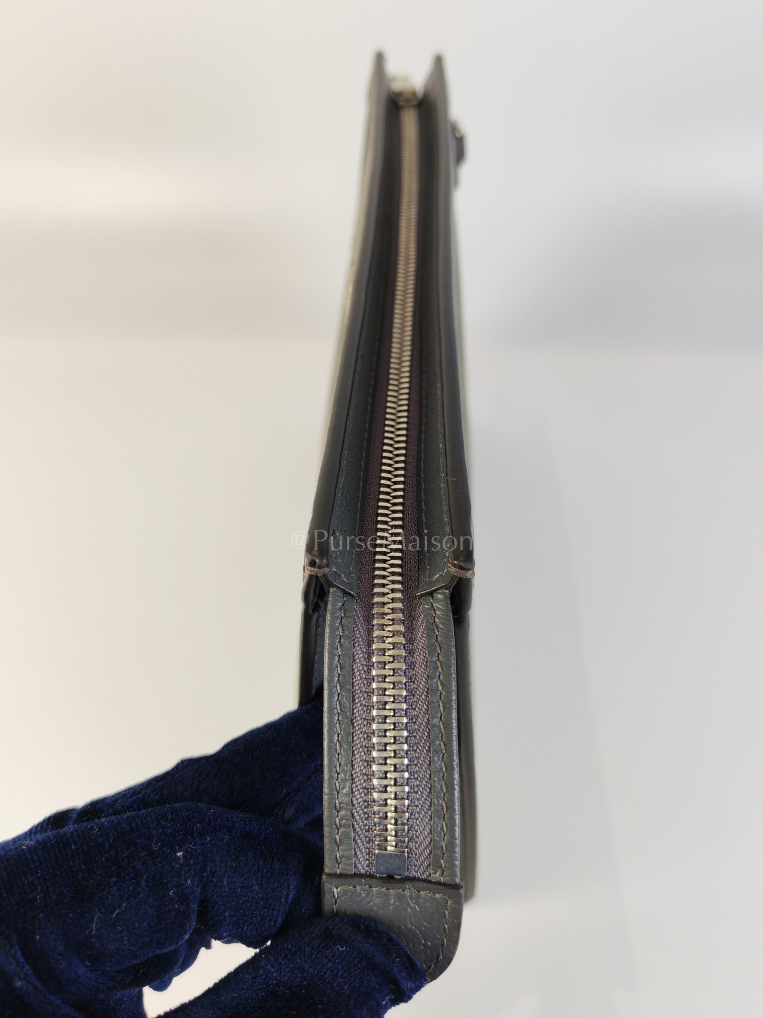 Ophidia Supreme in Gray Canvas Pouch/Clutch Bag | Purse Maison Luxury Bags Shop