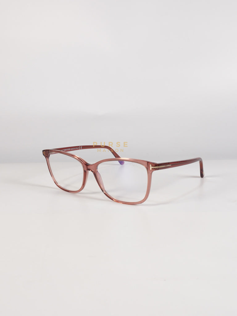 Optical Eyeglasses TF 5842-B in Peach/Red | Purse Maison Luxury Bags Shop