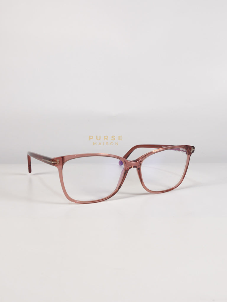 Optical Eyeglasses TF 5842-B in Peach/Red | Purse Maison Luxury Bags Shop