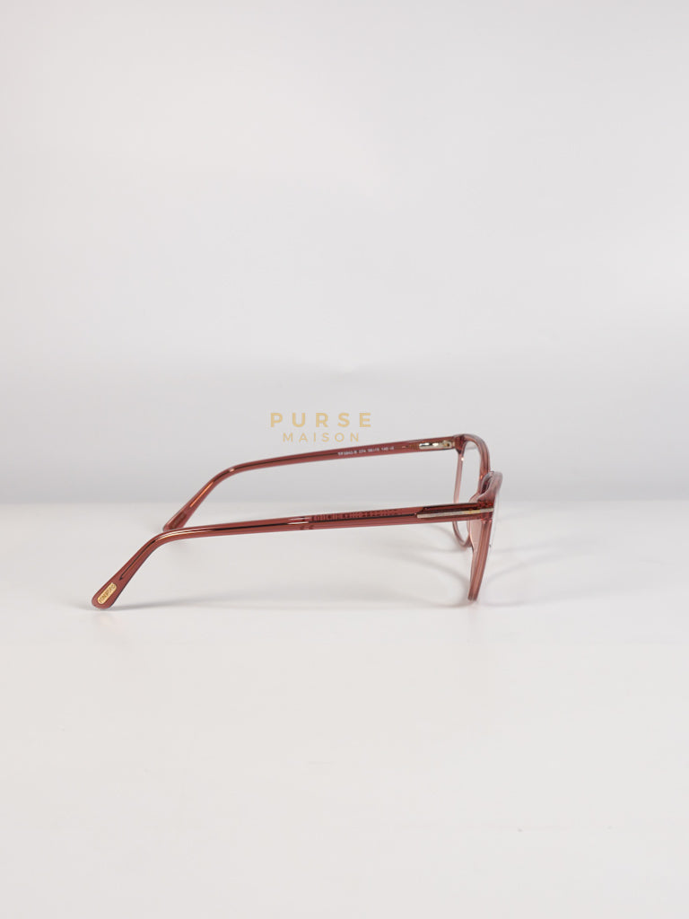 Optical Eyeglasses TF 5842-B in Peach/Red | Purse Maison Luxury Bags Shop