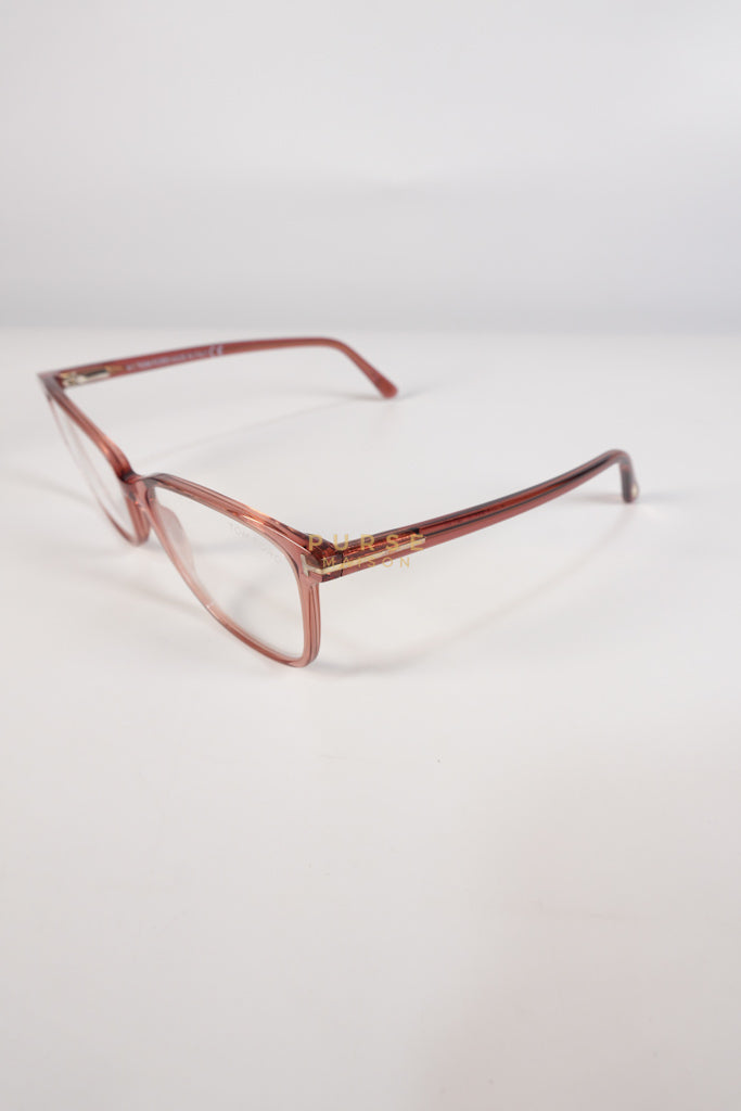 Optical Eyeglasses TF 5842-B in Peach/Red | Purse Maison Luxury Bags Shop