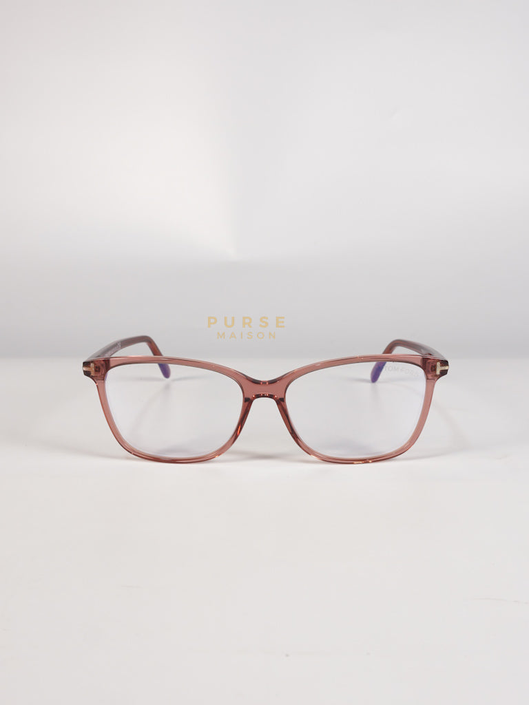 Optical Eyeglasses TF 5842-B in Peach/Red | Purse Maison Luxury Bags Shop