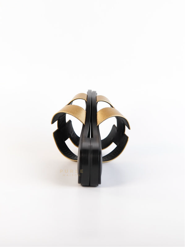 Oran Dore Metallic Size 37 EU (23cm) | Purse Maison Luxury Bags Shop