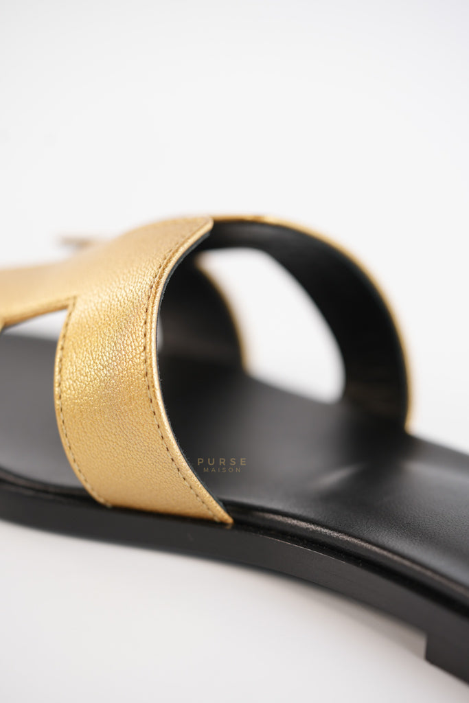 Oran Dore Metallic Size 37 EU (23cm) | Purse Maison Luxury Bags Shop