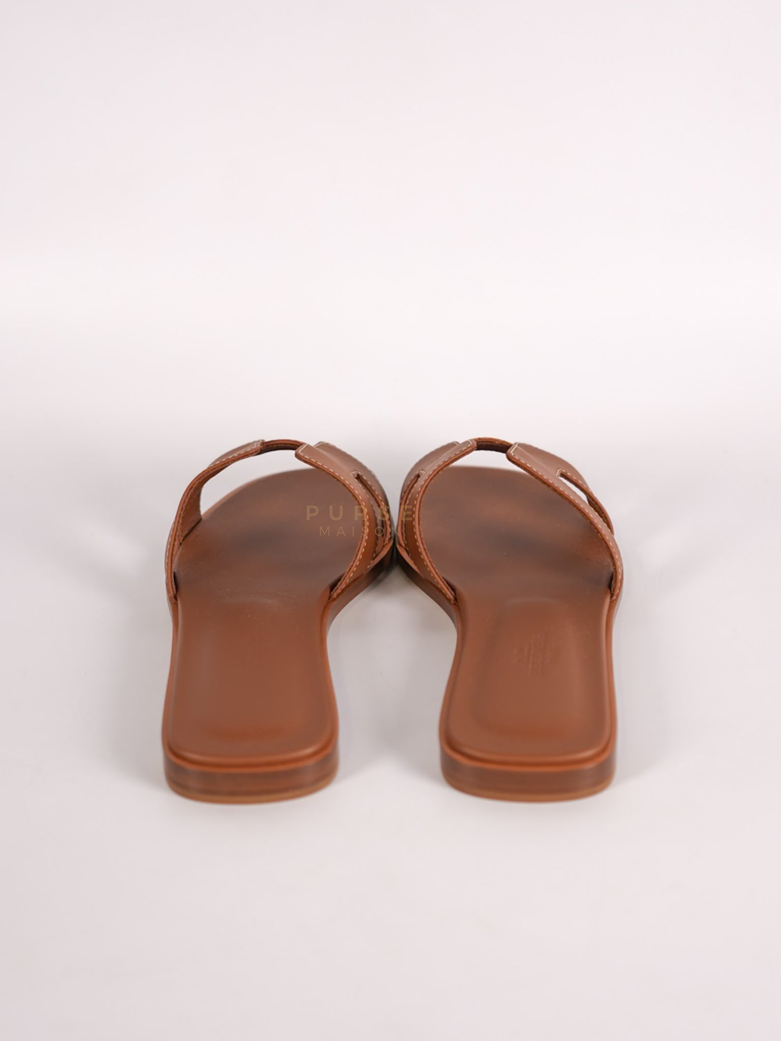 Oran Gold in Swift Leather Sandals Size 36.5 (22.5 cm) | Purse Maison Luxury Bags Shop