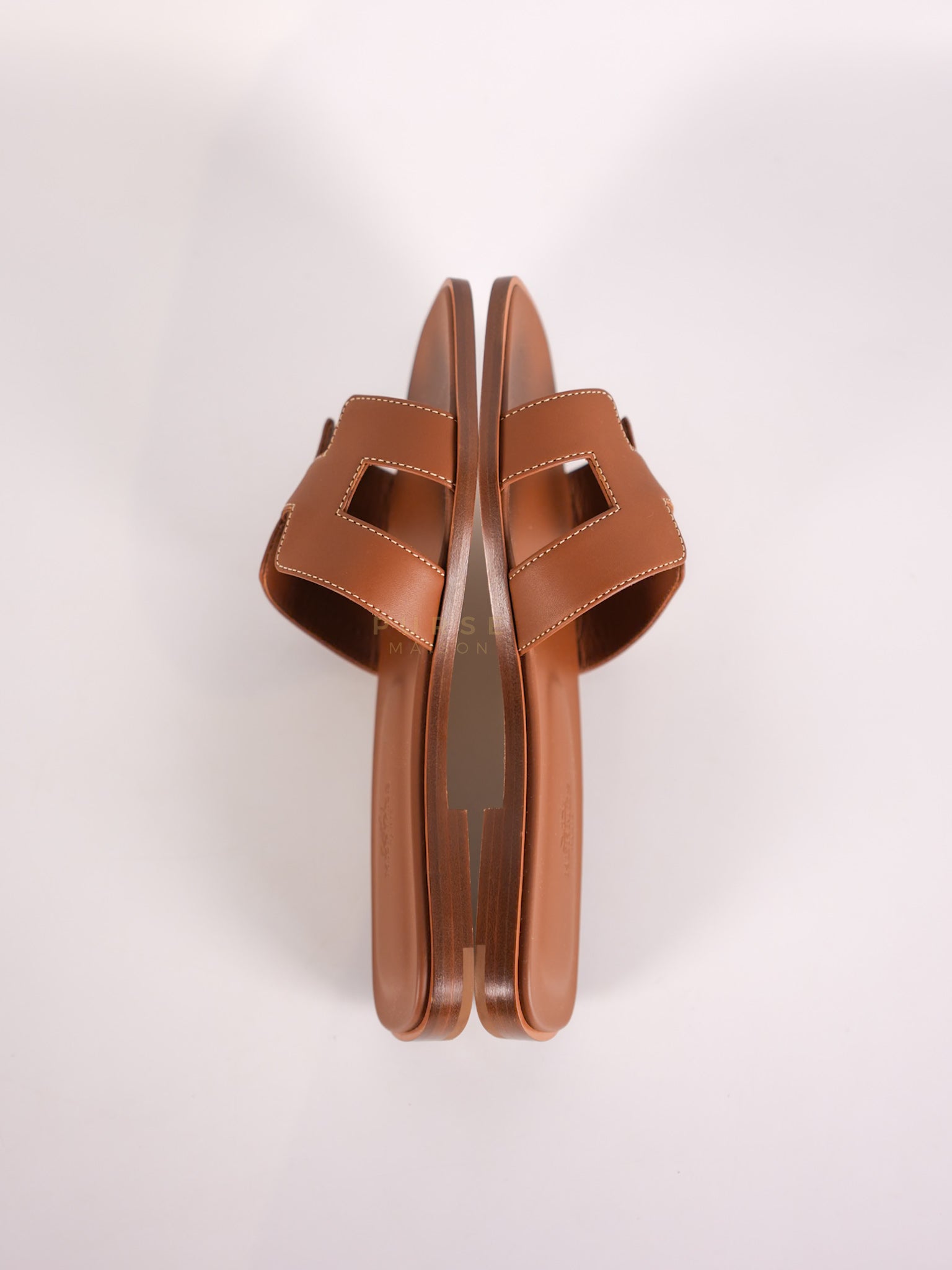 Oran Gold in Swift Leather Sandals Size 36.5 (22.5 cm) | Purse Maison Luxury Bags Shop