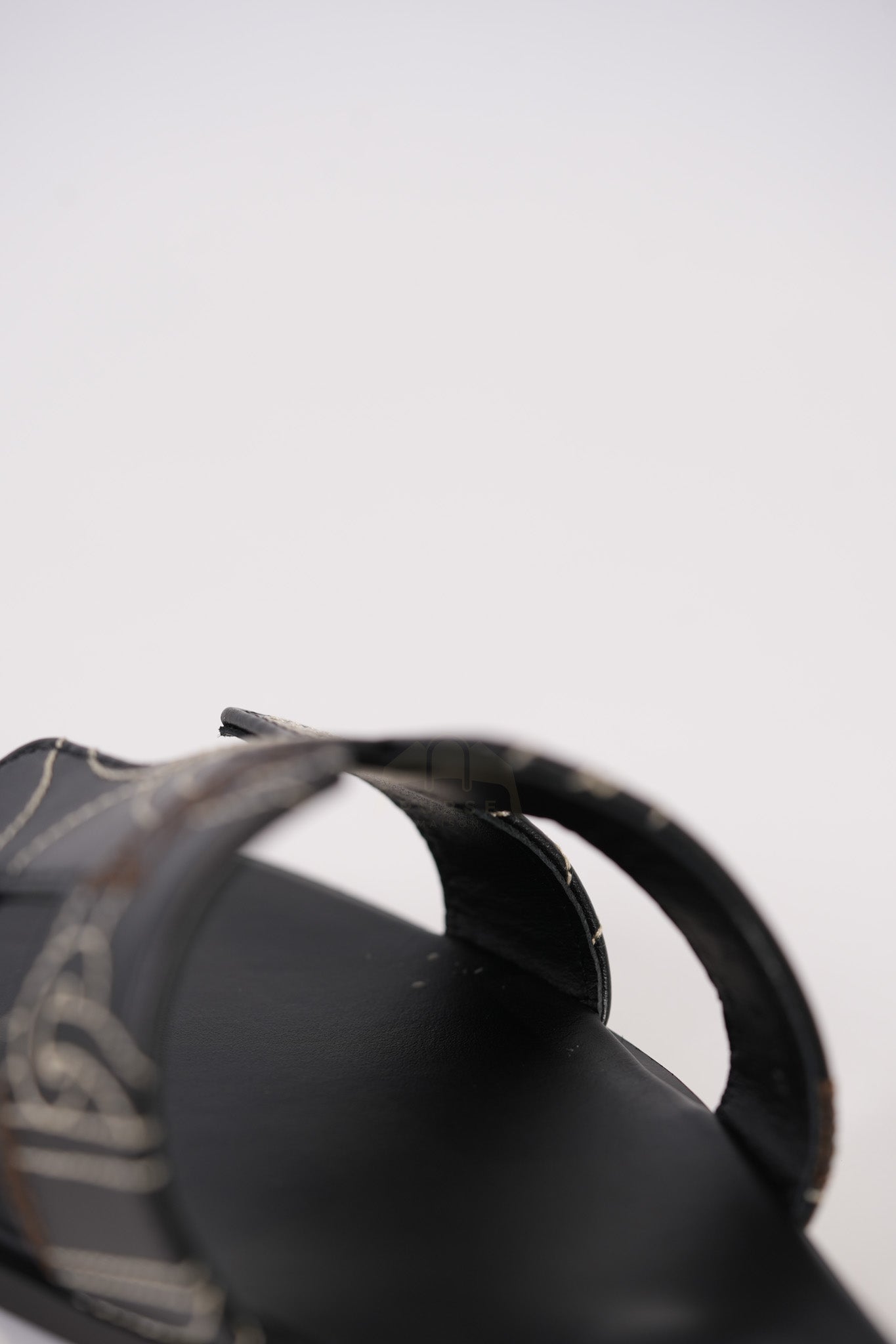 Oran in Black Panoplie Equestre Embroidered Calfskin Size 38EU (24cm) | Purse Maison Luxury Bags Shop