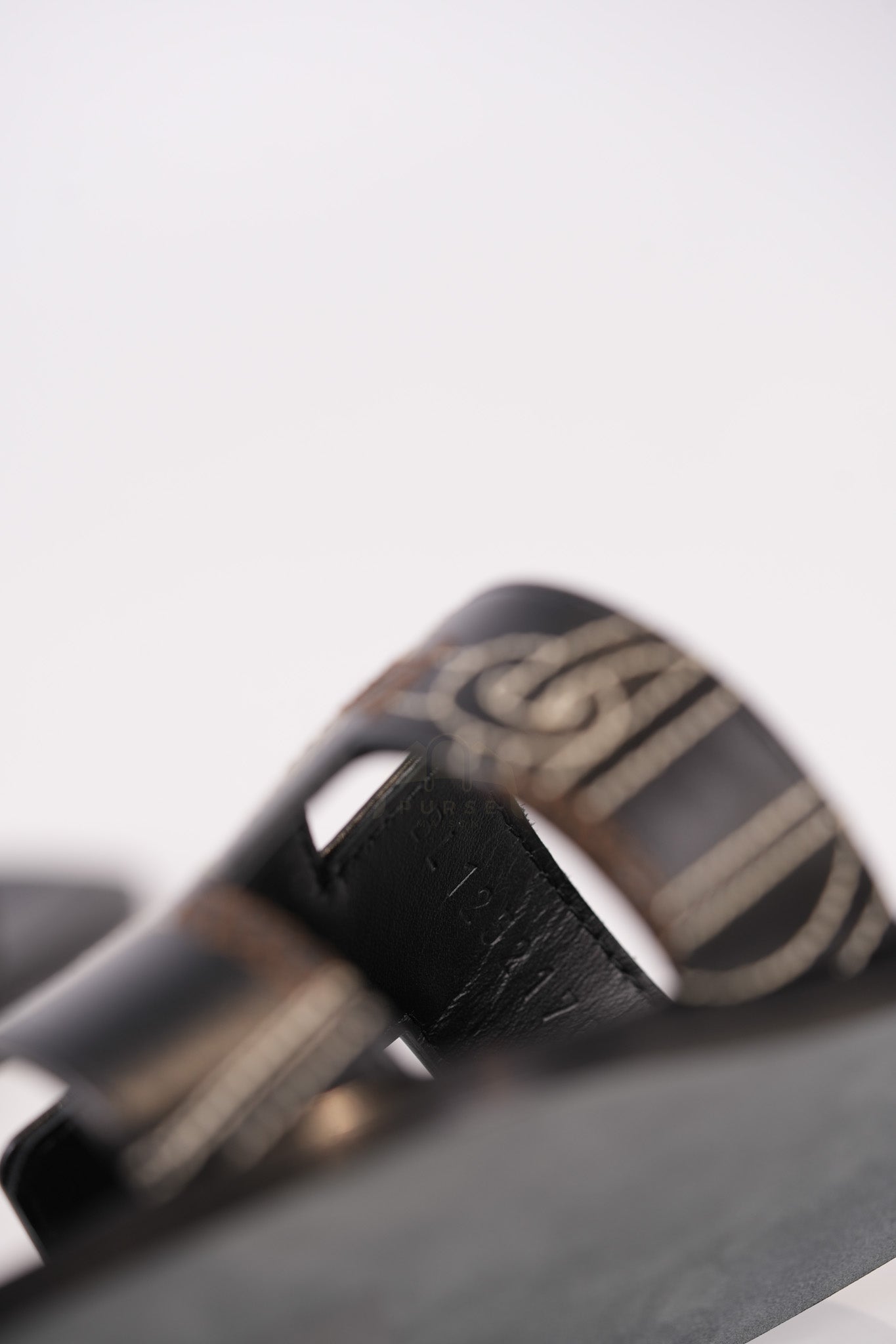 Oran in Black Panoplie Equestre Embroidered Calfskin Size 38EU (24cm) | Purse Maison Luxury Bags Shop