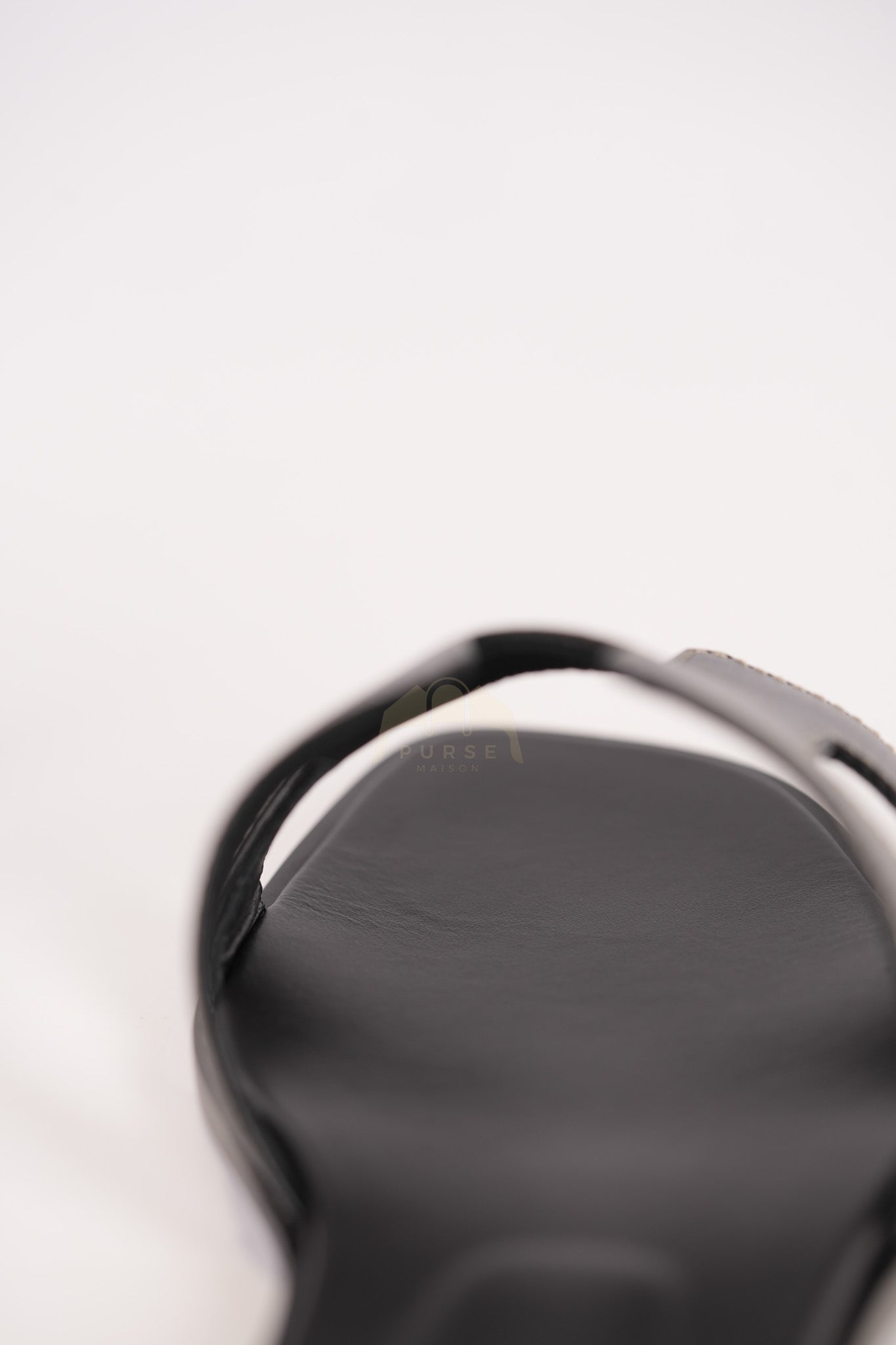 Oran in Black/Noir Box Calfskin Leather Size 36.5 | Purse Maison Luxury Bags Shop