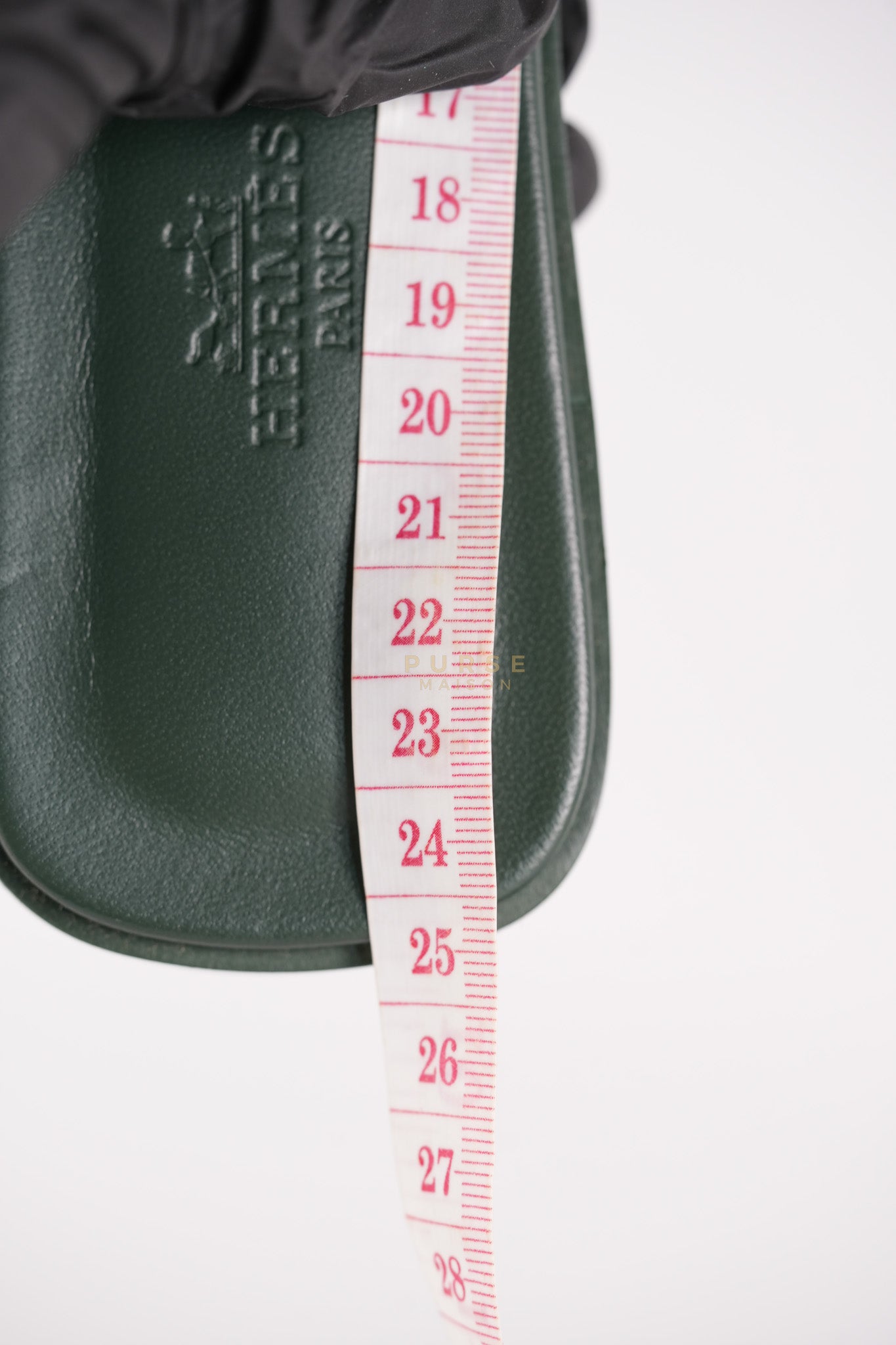 Oran in Dark Green Epsom Leather Size 38 EU(24cm) | Purse Maison Luxury Bags Shop