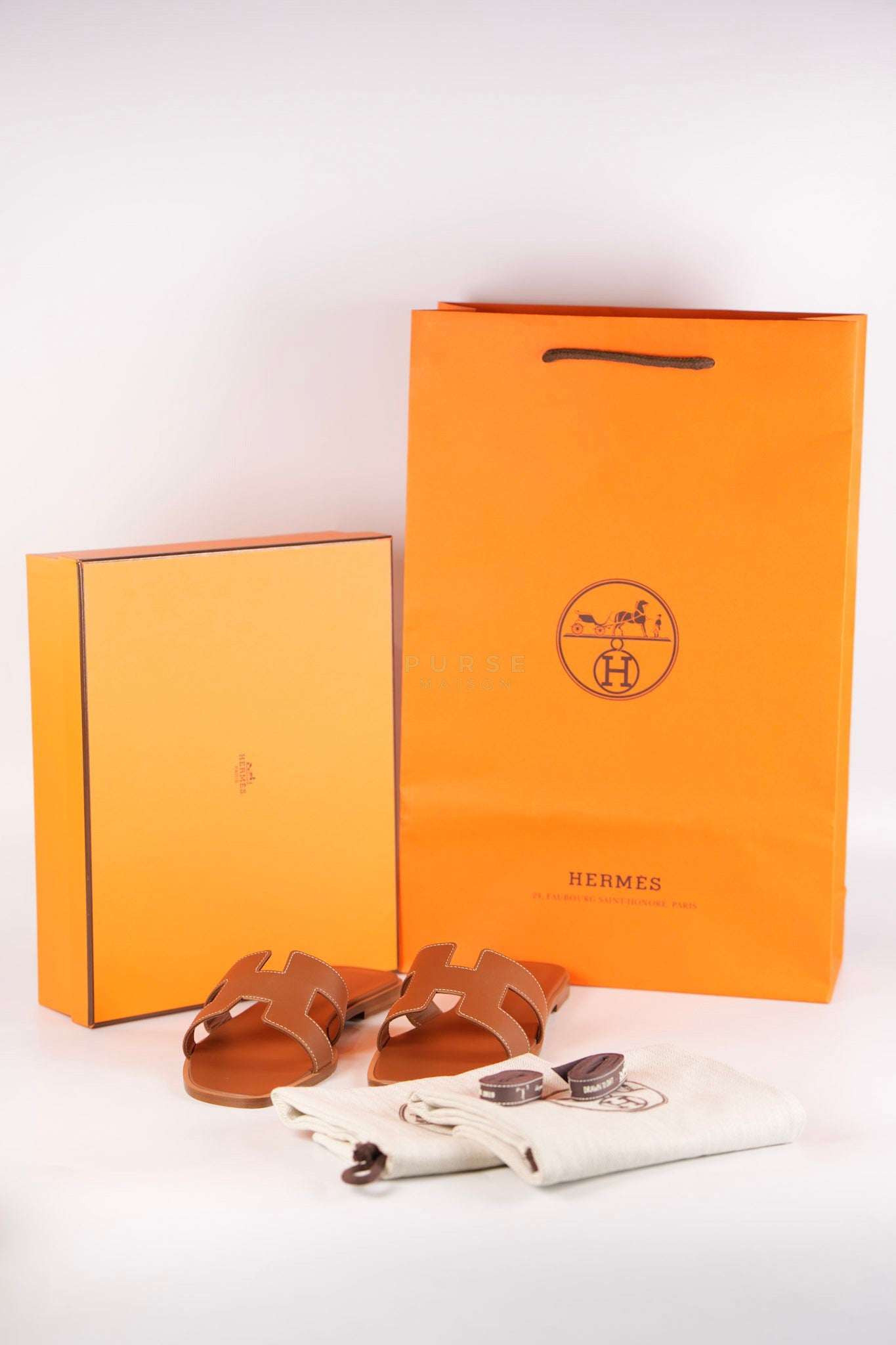 Oran in Gold Swift Leather Sandals Size 38.5 EU (24cm) | Purse Maison Luxury Bags Shop