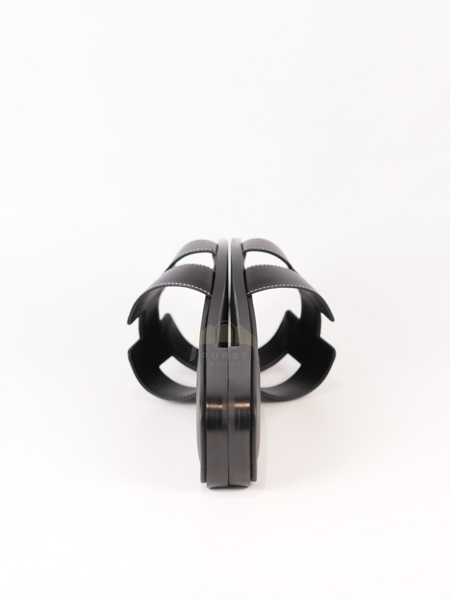 Oran in Noir/Black Box Calfskin Leather Size 37 | Purse Maison Luxury Bags Shop