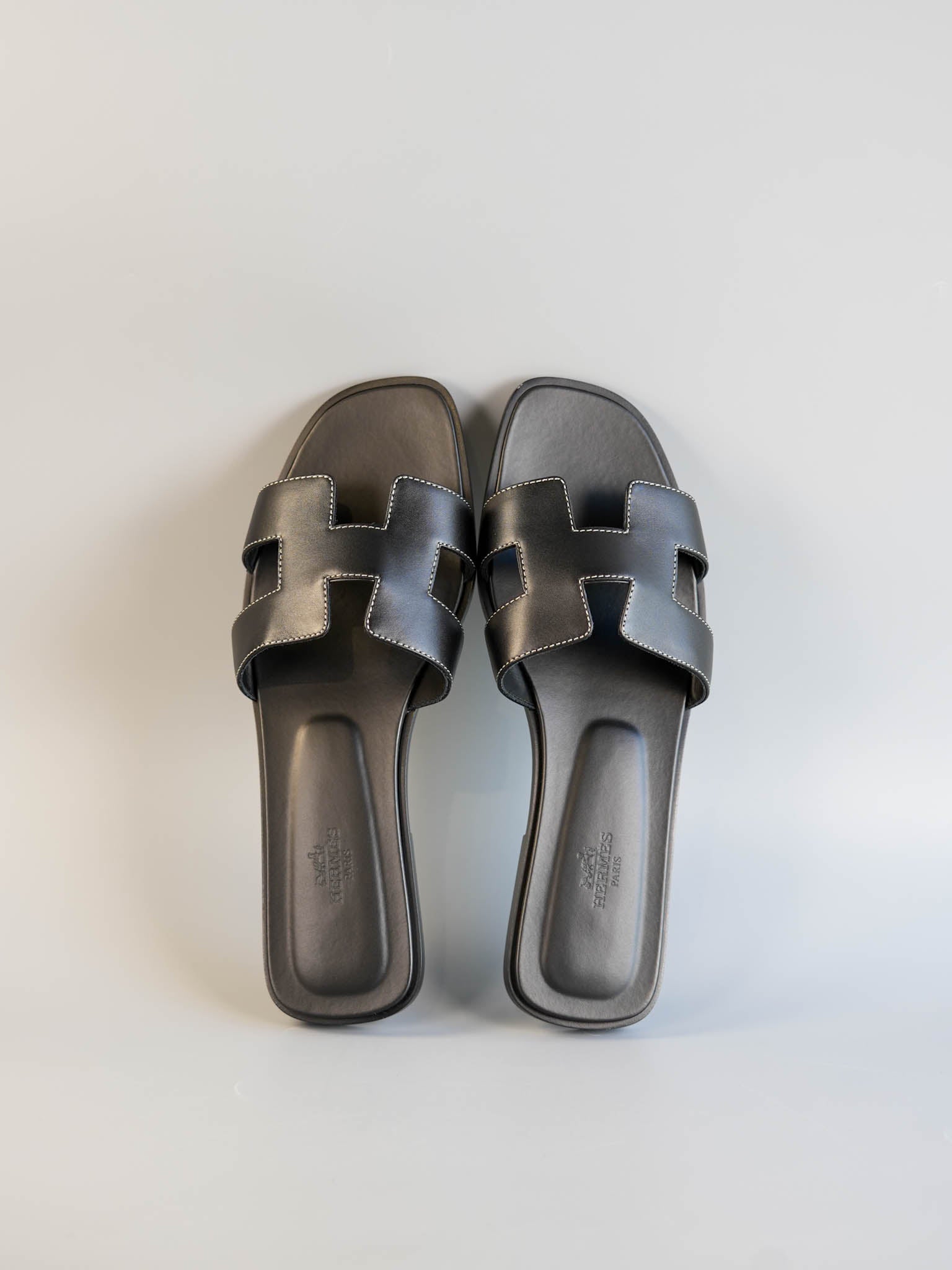 Oran Noir (Black) Sandals Size 39 (26cm) | Purse Maison Luxury Bags Shop