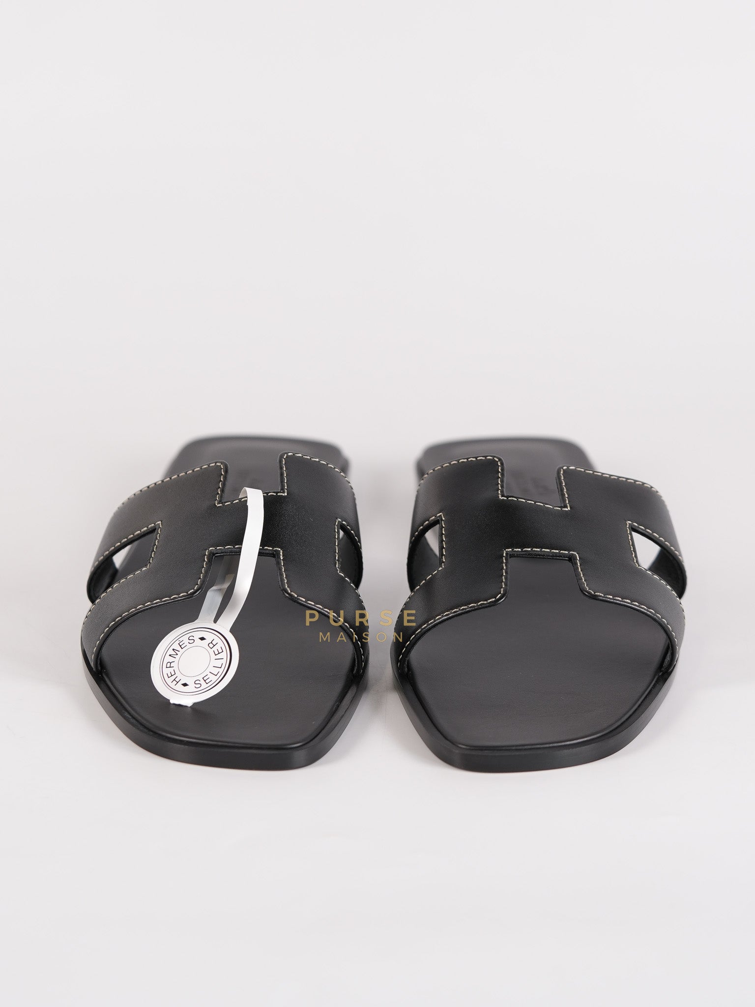 Oran Sandals in Black Size 38 EU (24cm) | Purse Maison Luxury Bags Shop