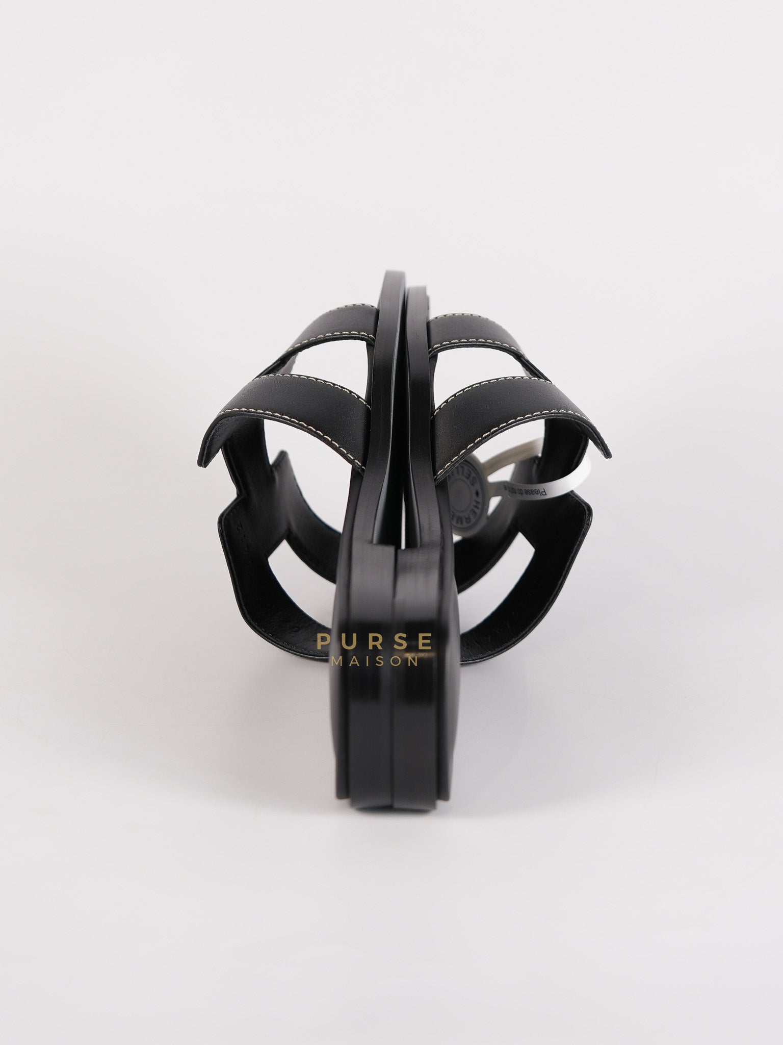 Oran Sandals in Black Size 38 EU (24cm) | Purse Maison Luxury Bags Shop