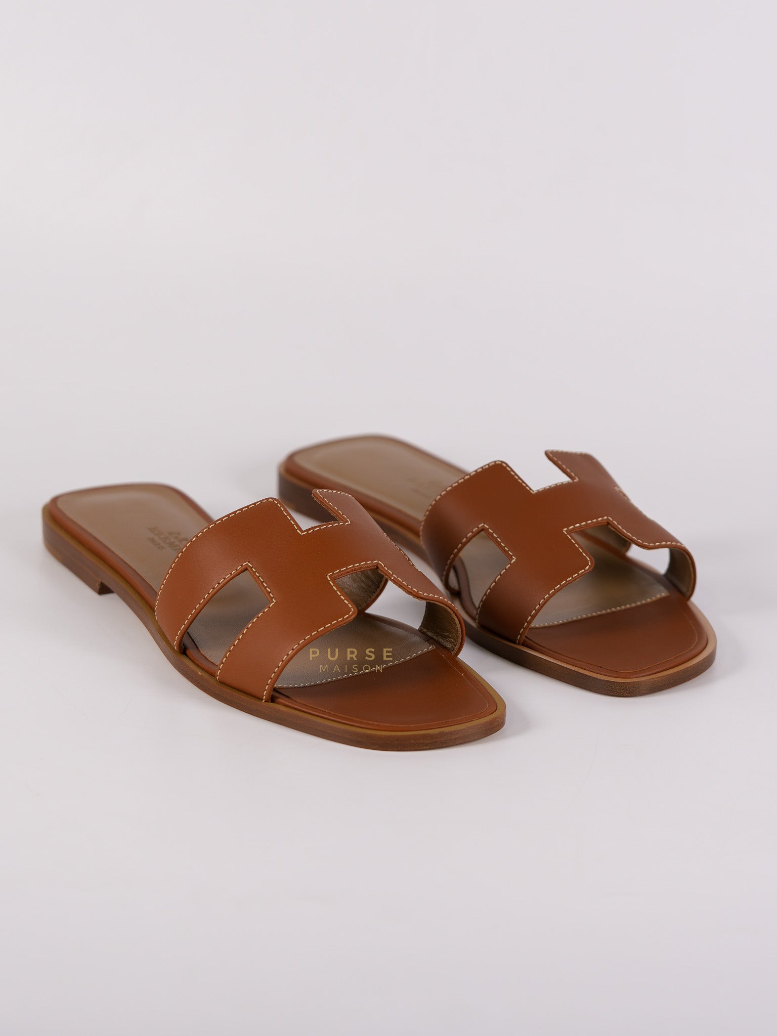 Oran Sandals in Gold 37 Eu (23 cm) | Purse Maison Luxury Bags Shop
