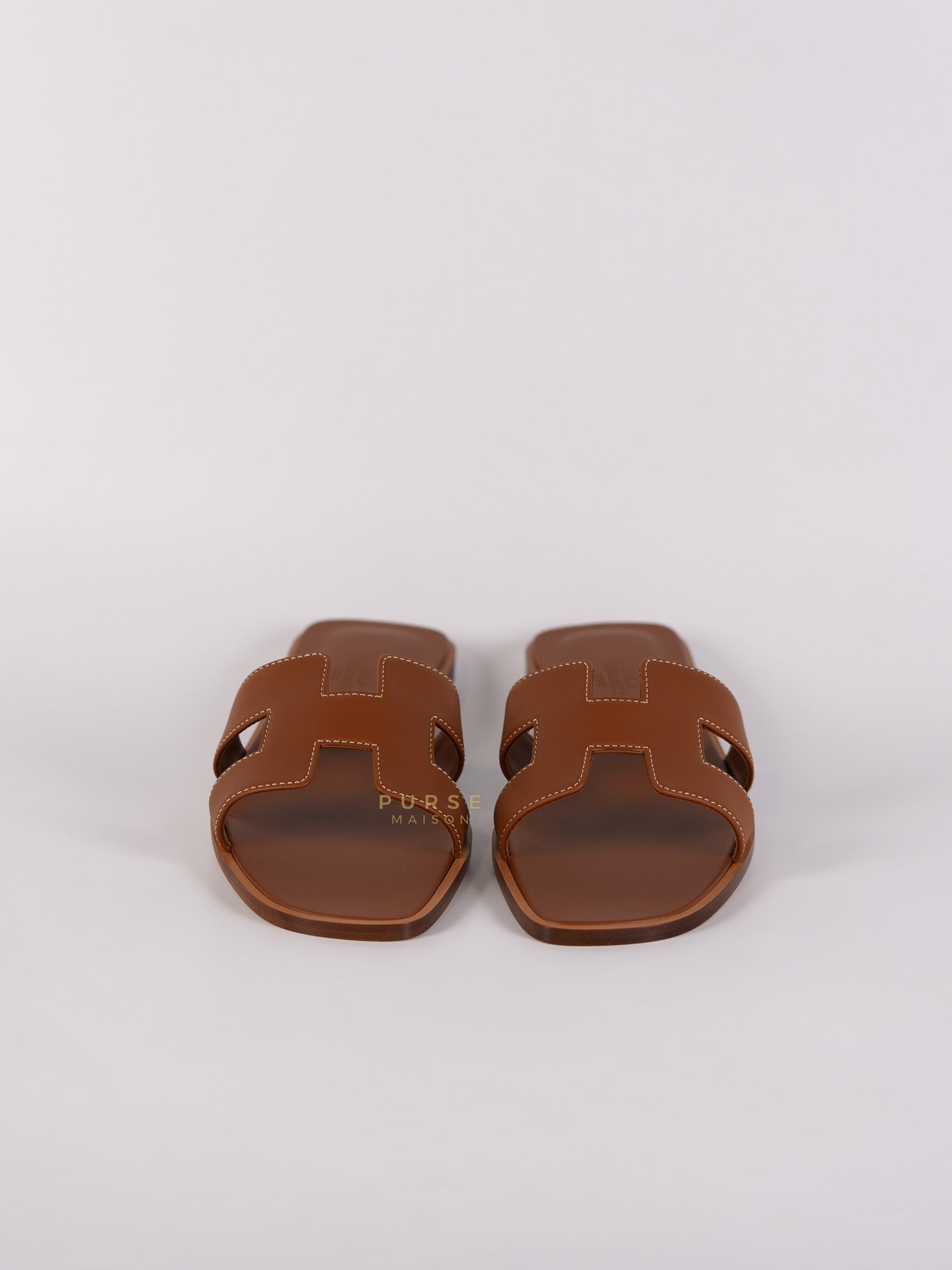 Oran Sandals in Gold Size 38.5 EU (24cm) | Purse Maison Luxury Bags Shop