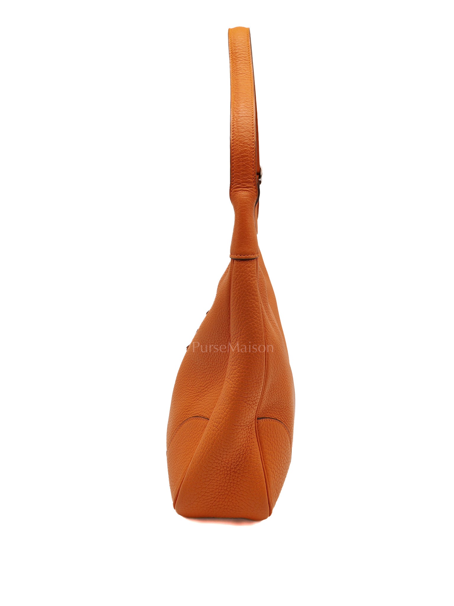 Orange Clemence Trim Shoulder Bag | Purse Maison Luxury Bags Shop