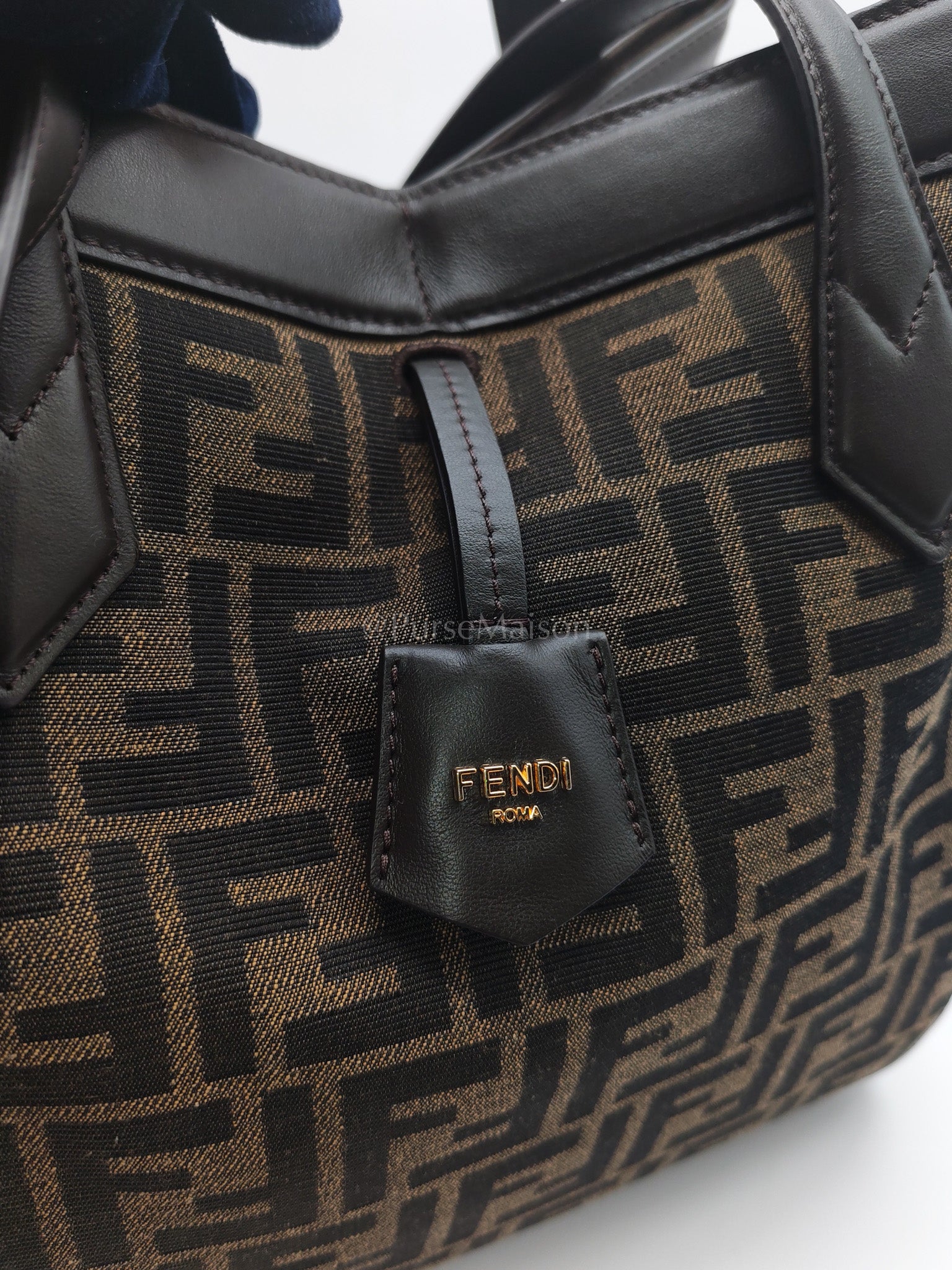 Origami Medium Jacquard Monogram Canvas Tote Bag | Purse Maison Luxury Bags Shop