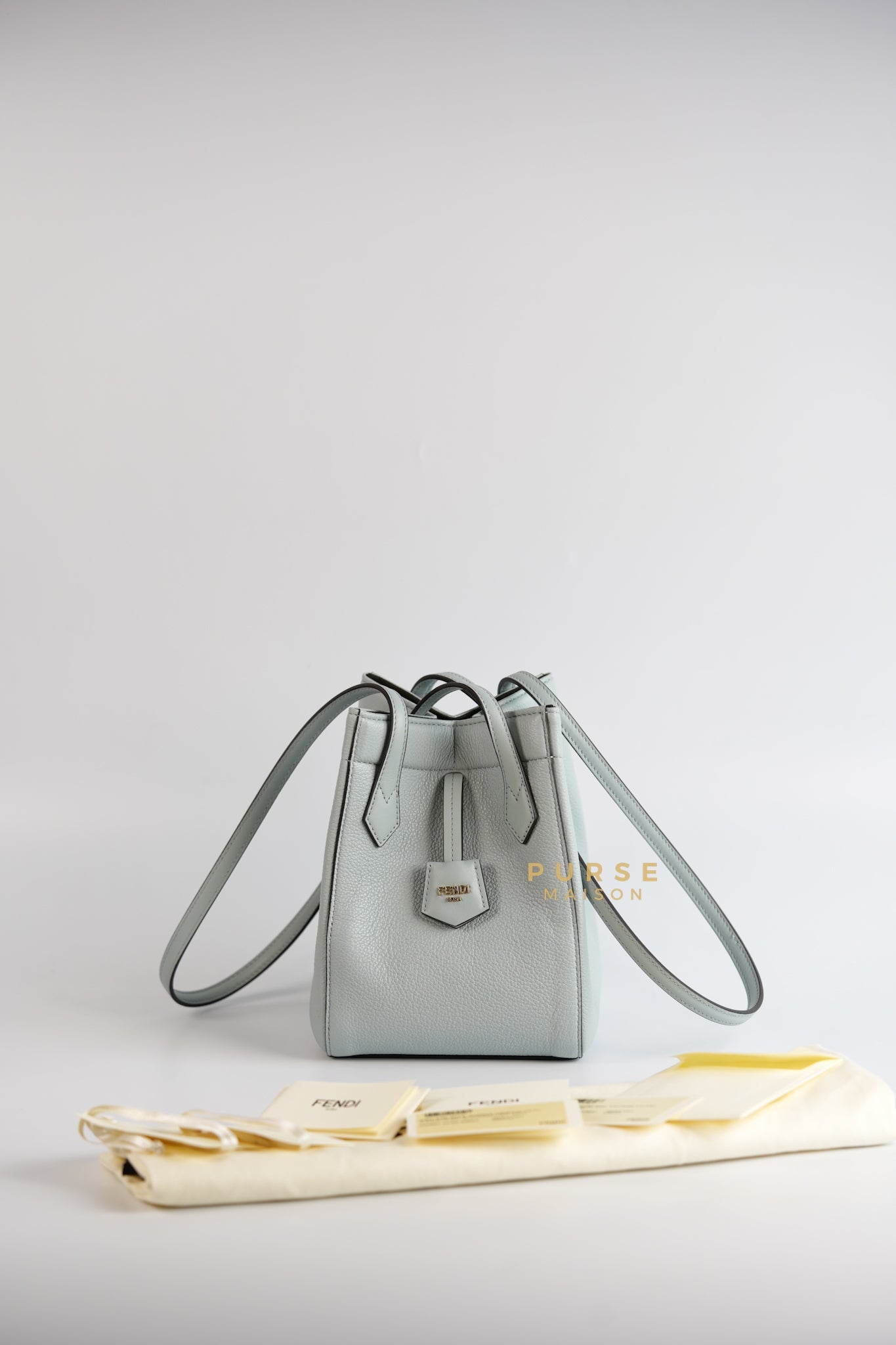 Origami Mini in Light Blue Bag | Purse Maison Luxury Bags Shop