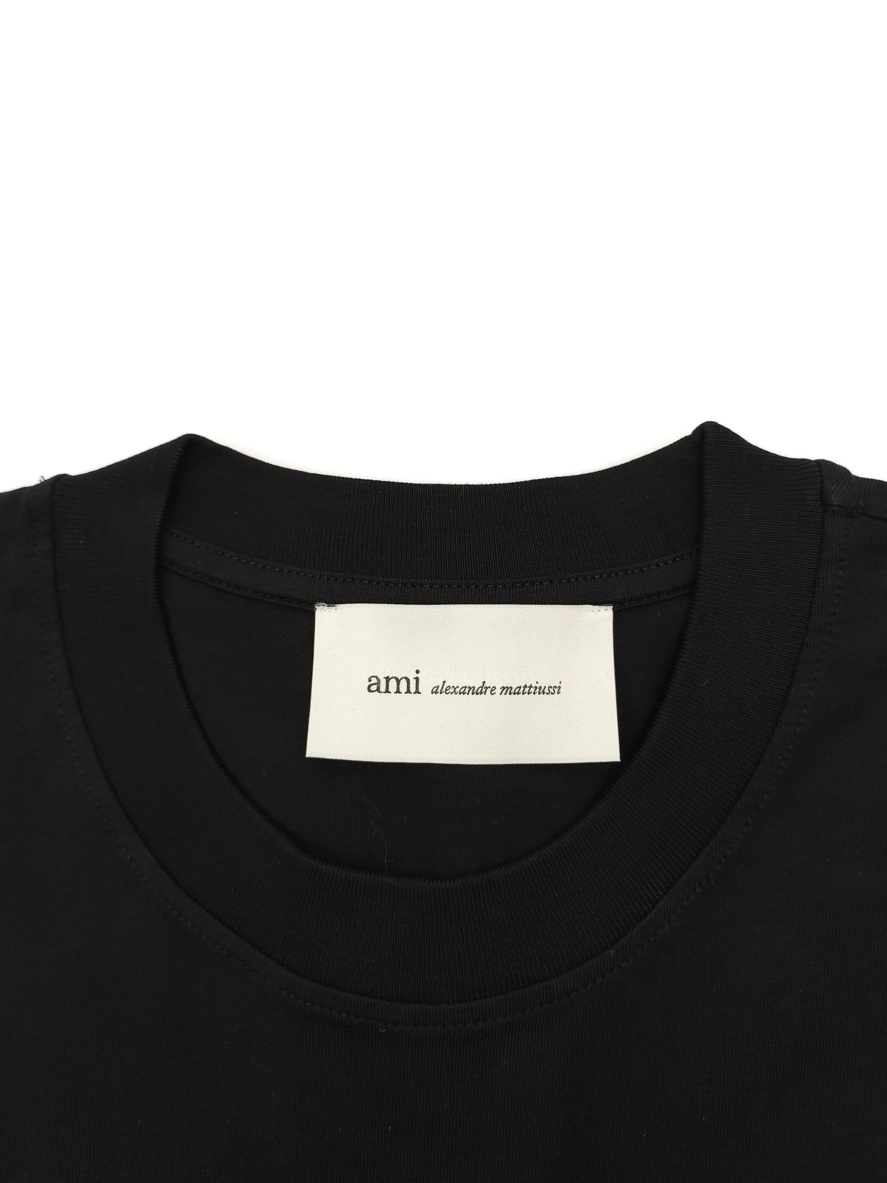 Ami De Coeur Cotton T-Shirt in Black Size Medium