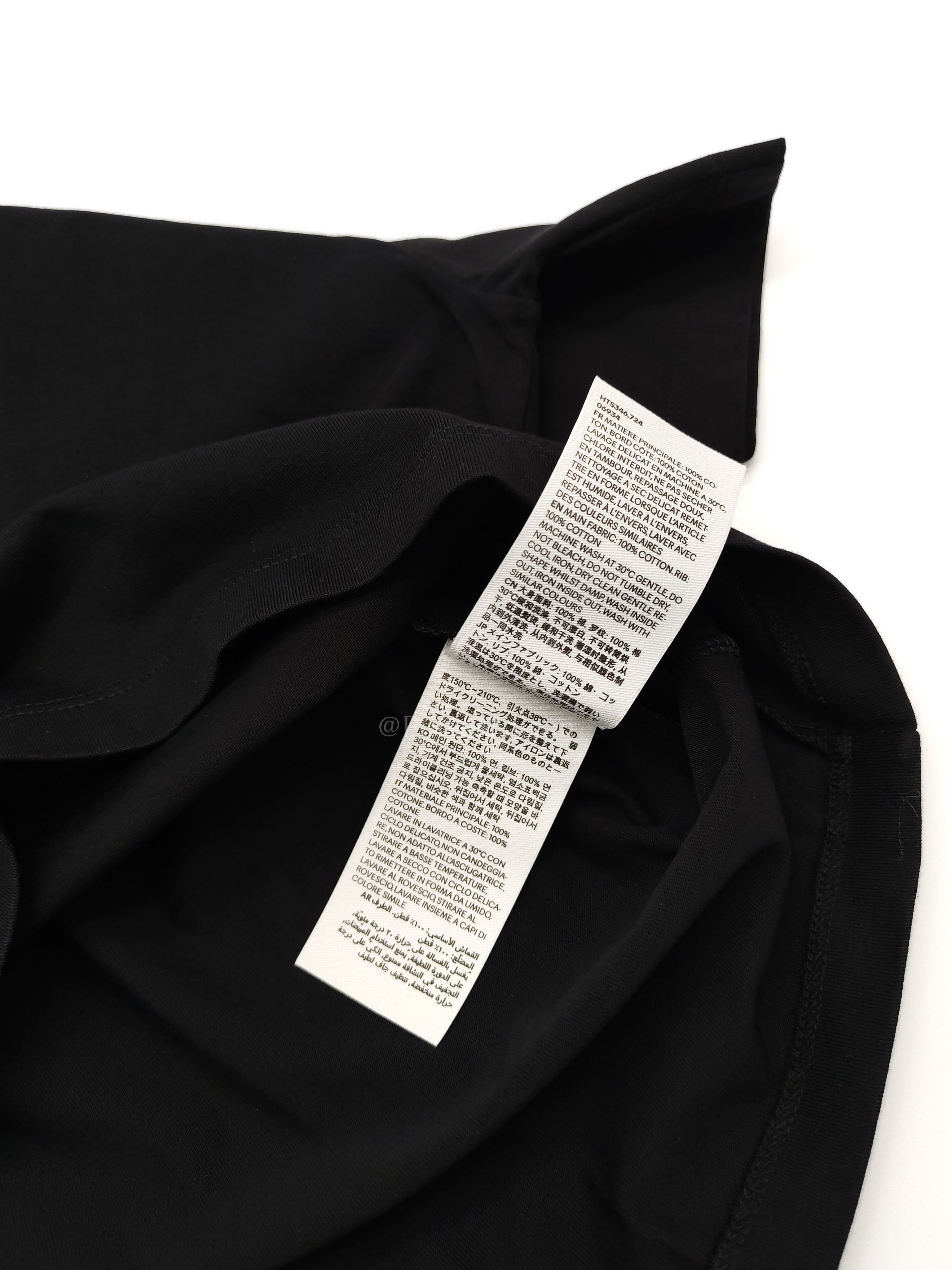 Ami De Coeur Cotton T-Shirt in Black Size Large