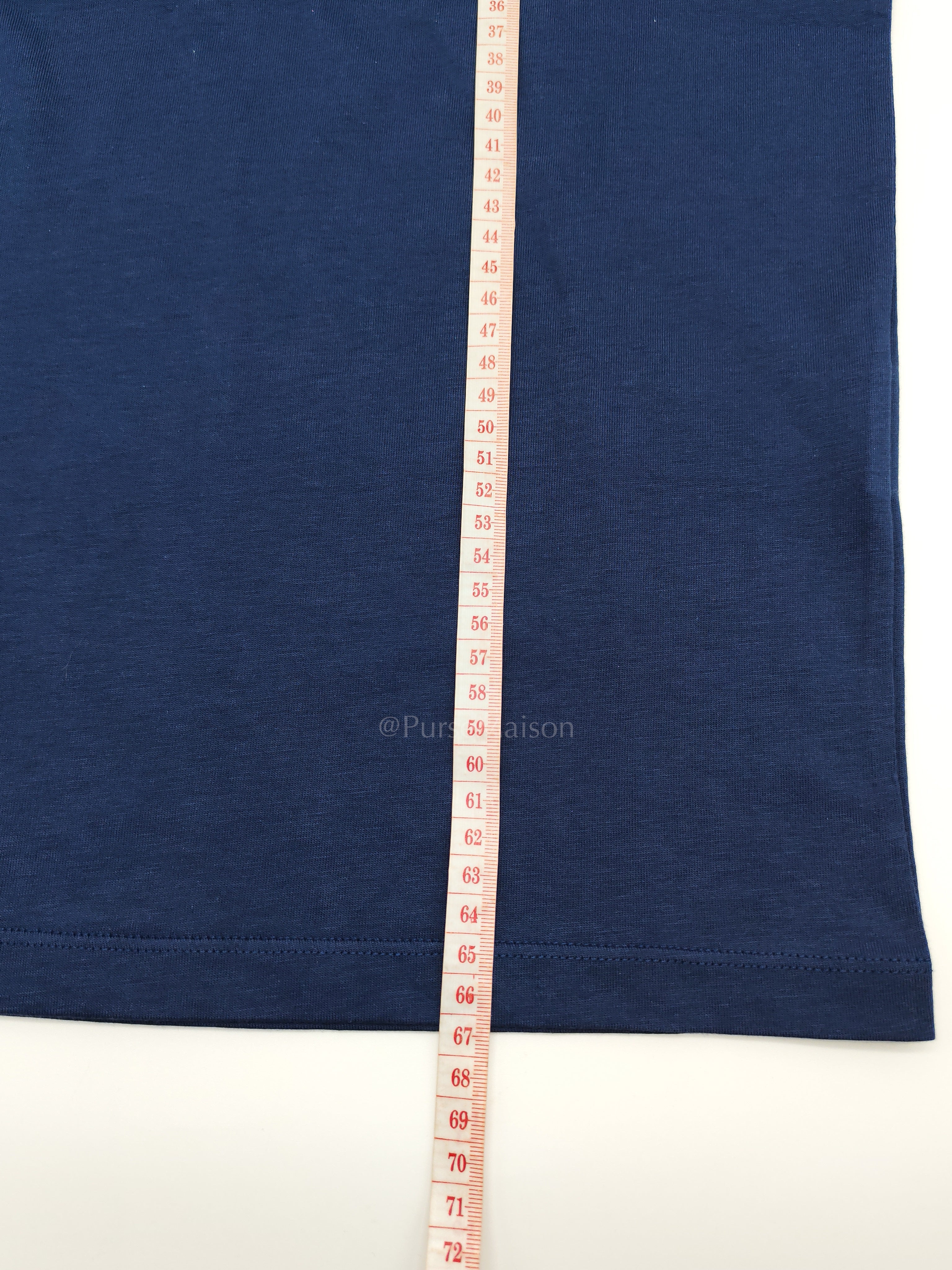 Ami De Coeur Cotton T-Shirt in Blue Size Medium