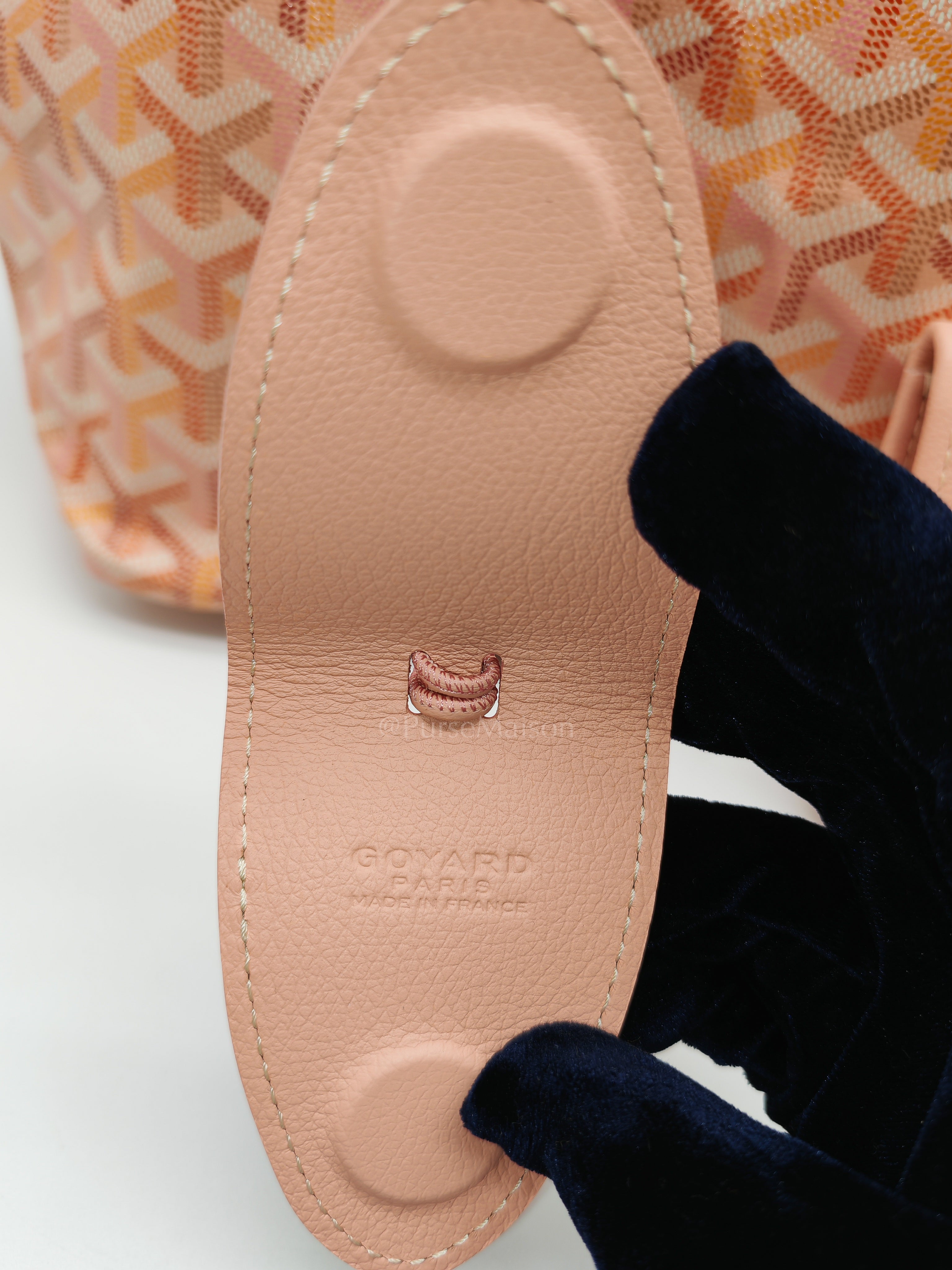 Saint Louis PM Powder Pink with Croc Universel Clip Charm in Goyardine Canvas Tote Bag (Limited Edition)