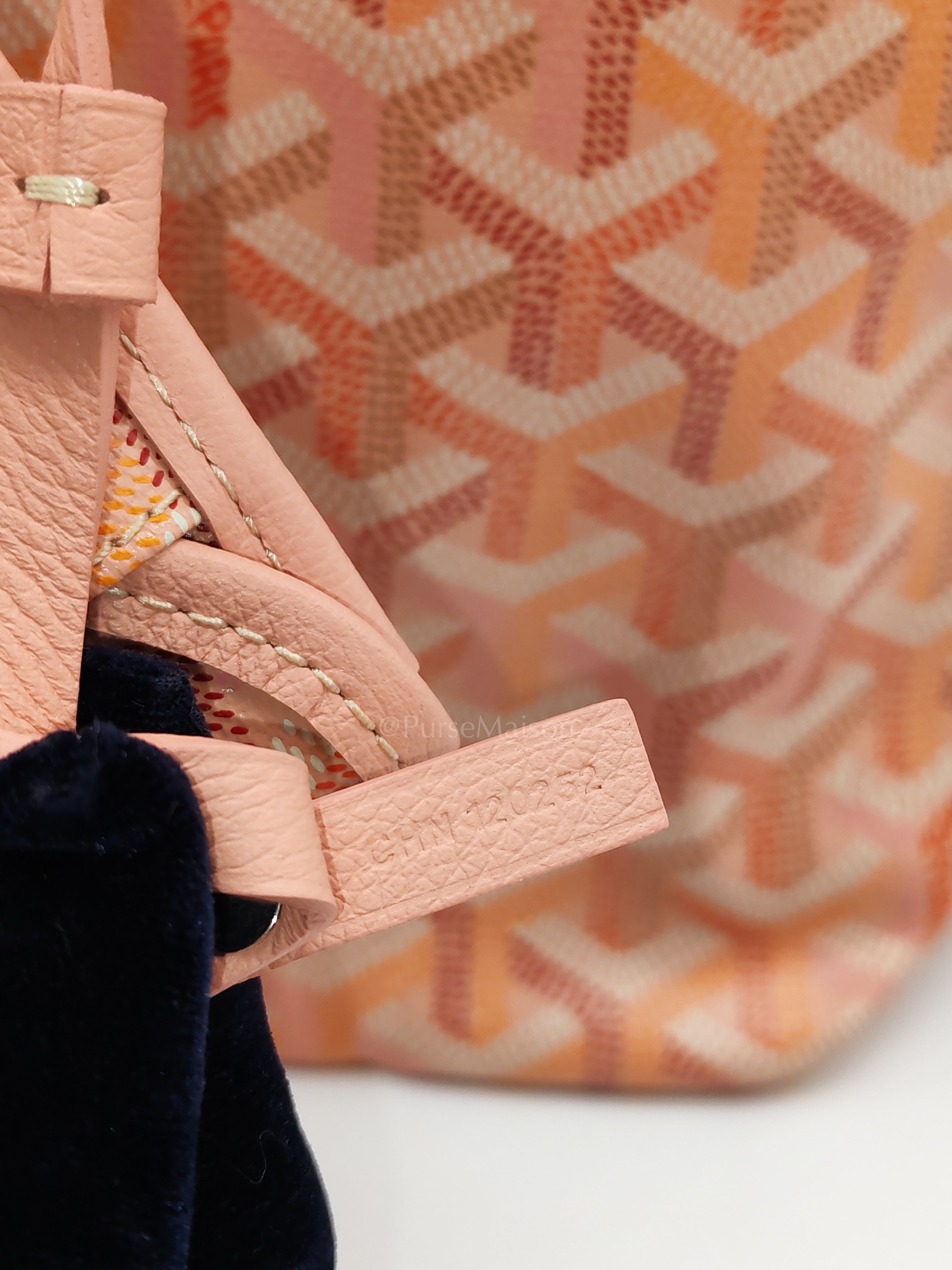 Saint Louis PM Powder Pink with Croc Universel Clip Charm in Goyardine Canvas Tote Bag (Limited Edition)