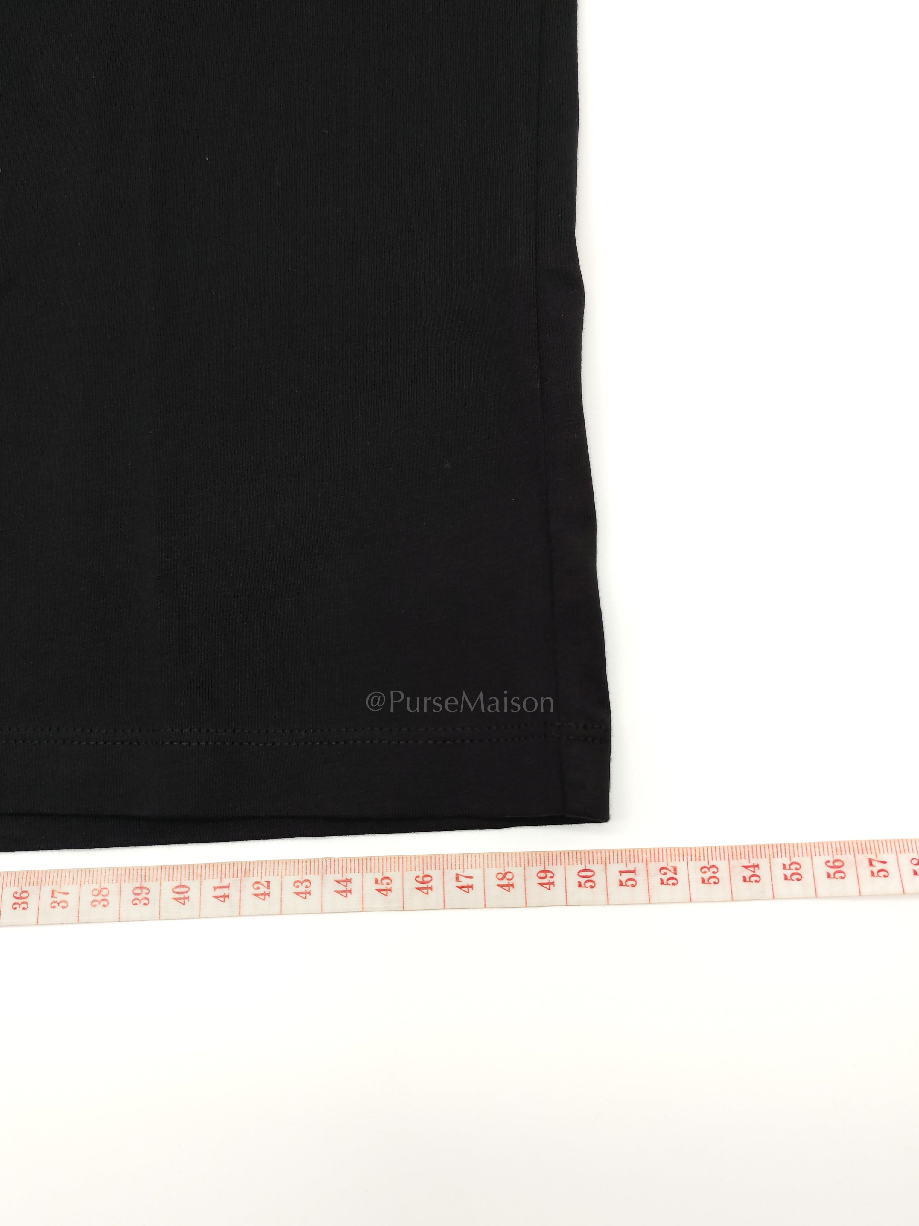 Ami De Coeur Cotton T-Shirt in Black Size Small