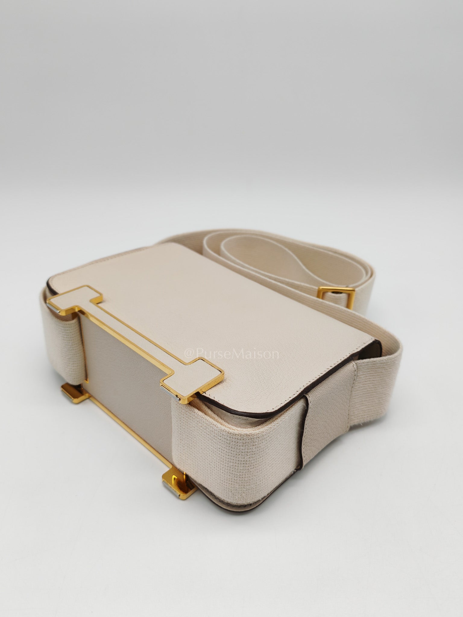 Geta in Nata Chevre Mysore Leather & Gold Hardware Stamp B (2023)