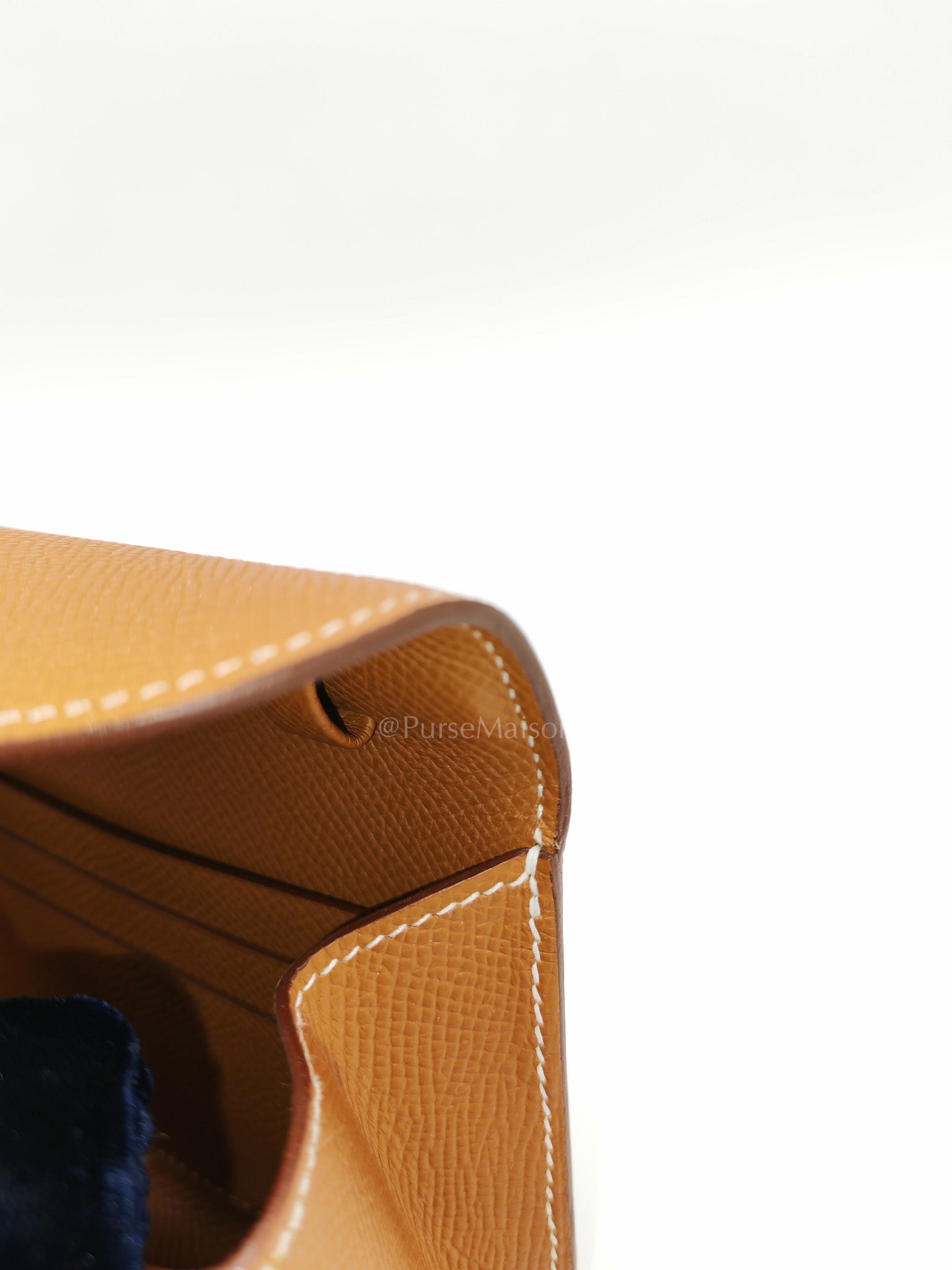 Maillon Wallet To Go in Gold Epsom Leather & Palladium Hardware Stamp B (2023)