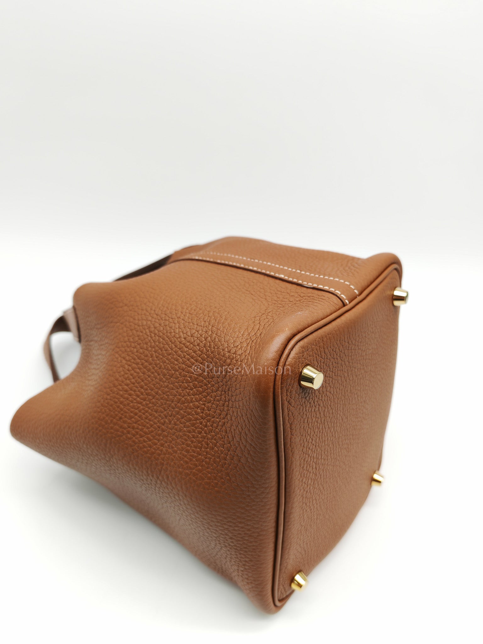 Picotin Lock 18 Gold Clemence Leather Gold Hardware Stamp Z(2021)
