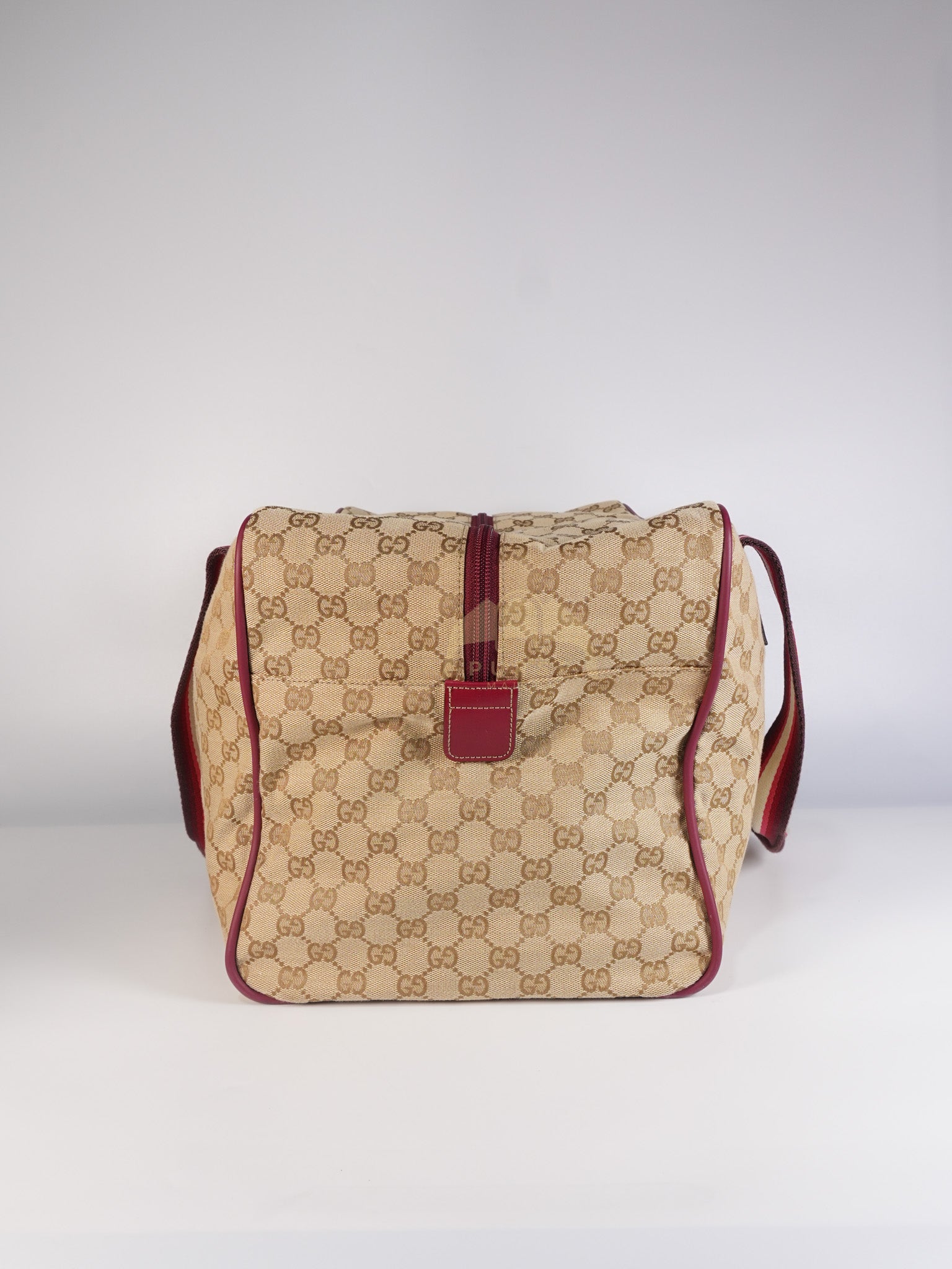 Overnight Travel Bag in Web GG Canvas | Purse Maison Luxury Bags Shop