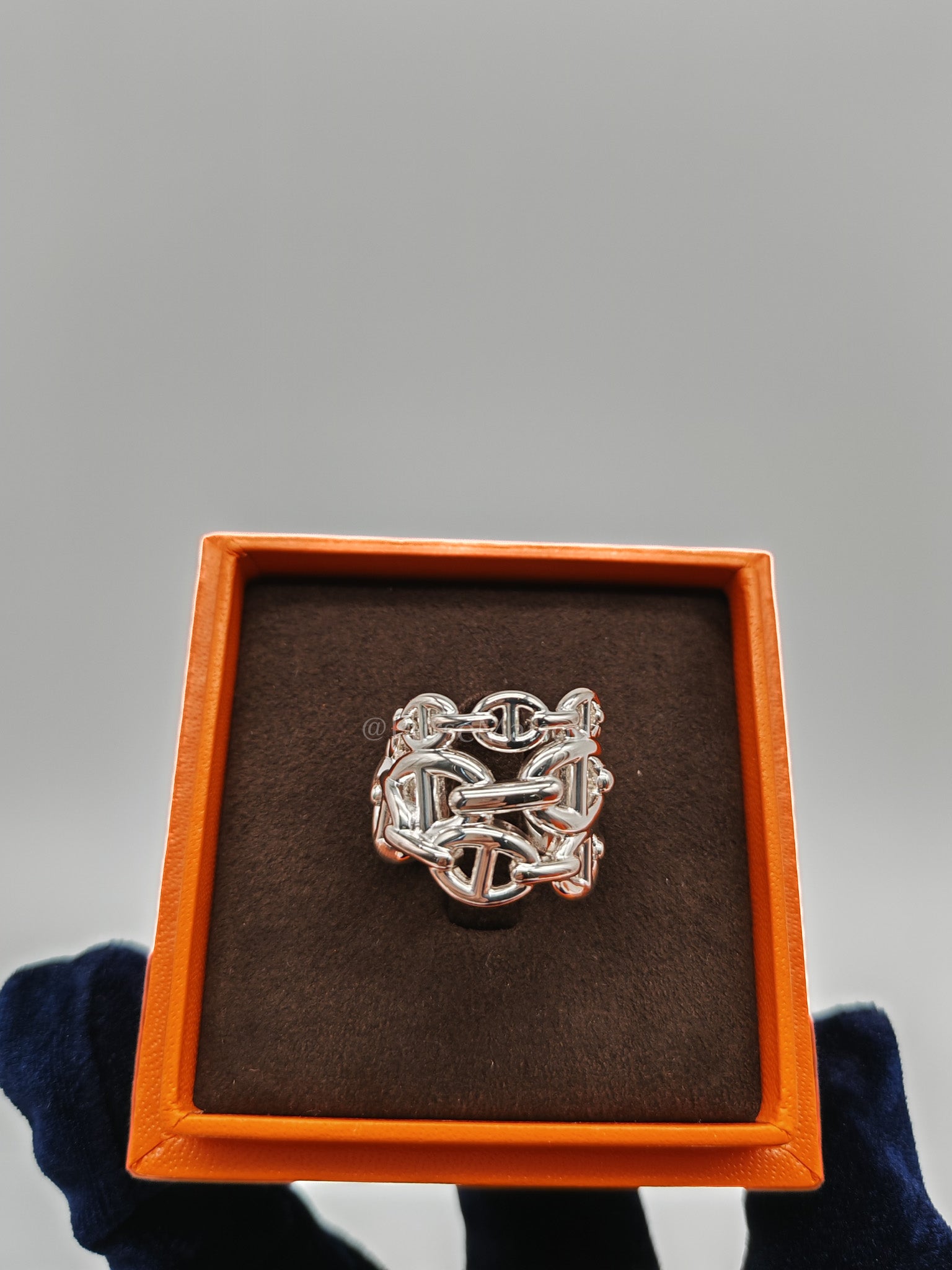 Chaine d' ancre Triple Row Ring Size 51