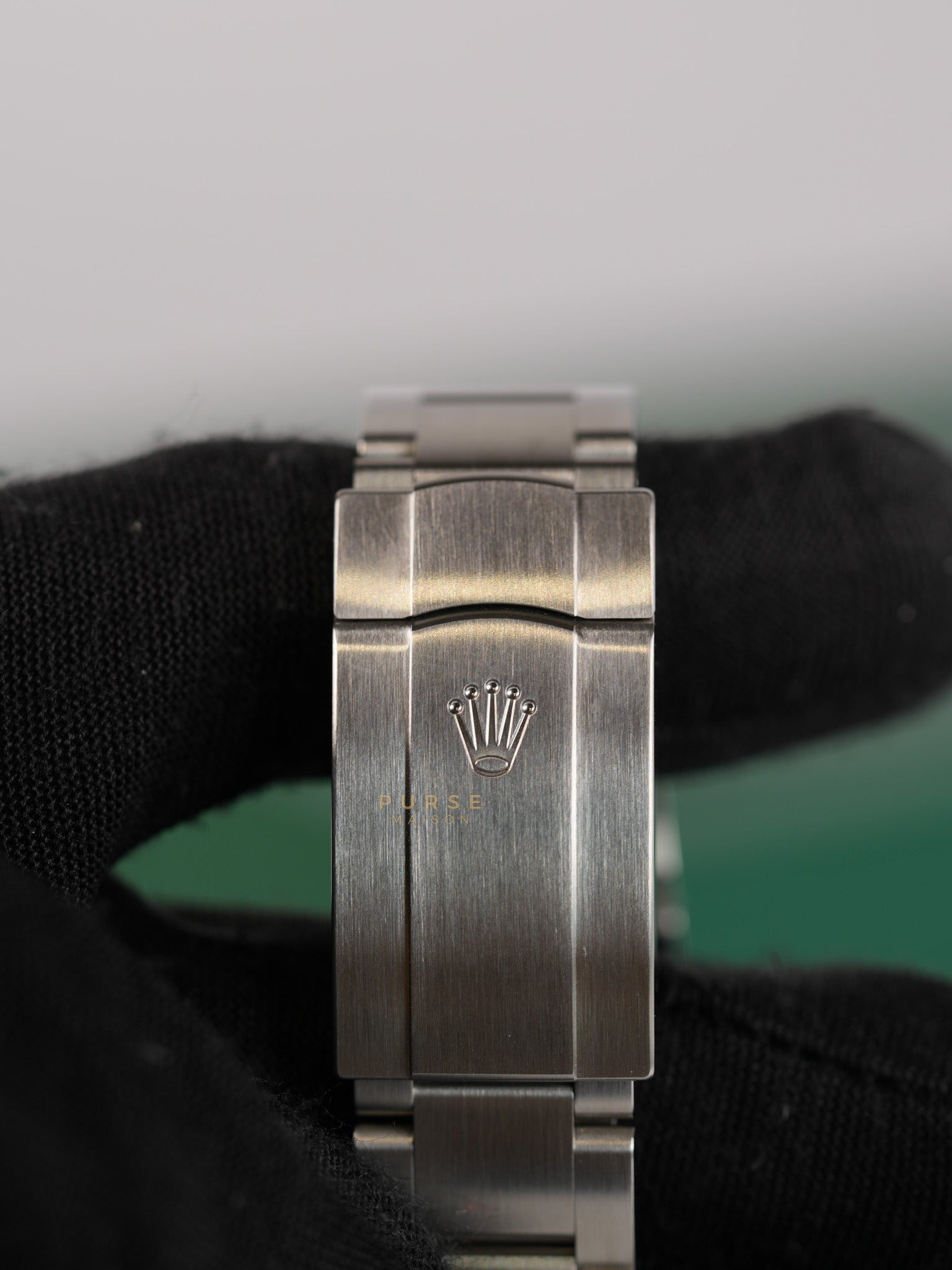 Oyster Perpetual 41mm Black Dial Stainless Strap (Reference Number 124300) | Purse Maison Luxury Bags Shop