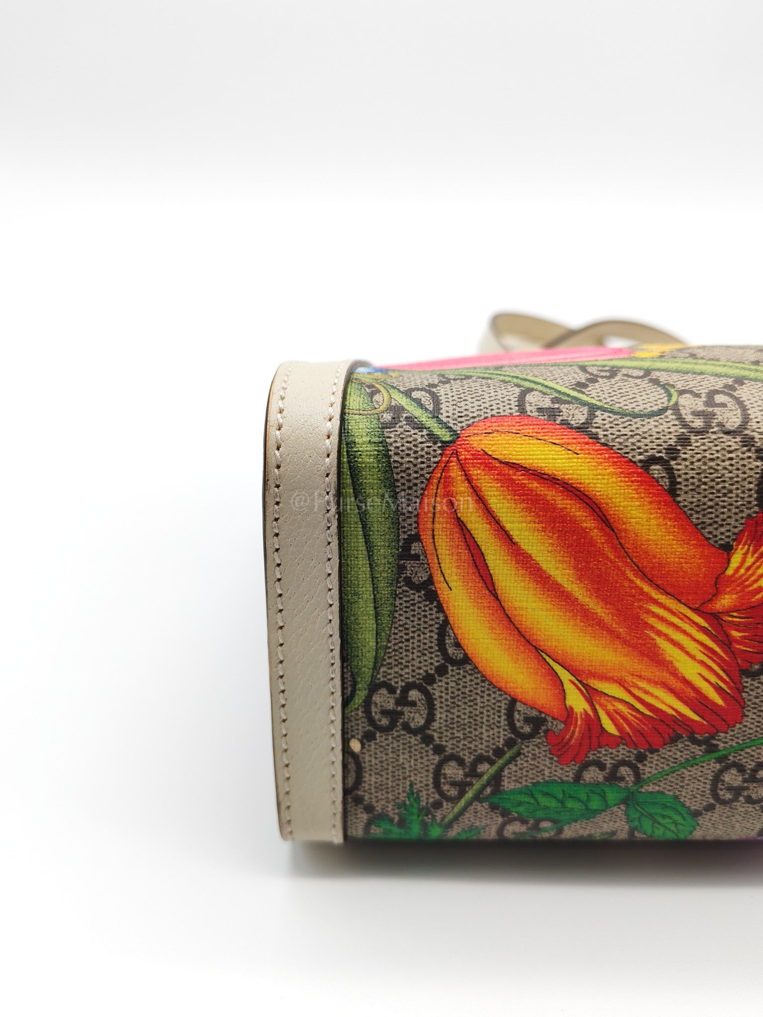 Padlock Flora in Supreme Canvas Tote Bag | Purse Maison Luxury Bags Shop